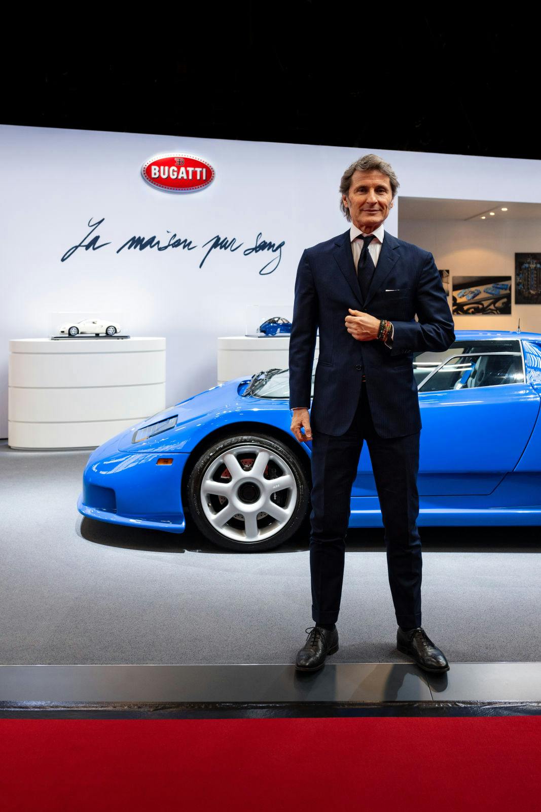 Stephan Winkelmann, Präsident von Bugatti, Rétromobile Paris, 2020