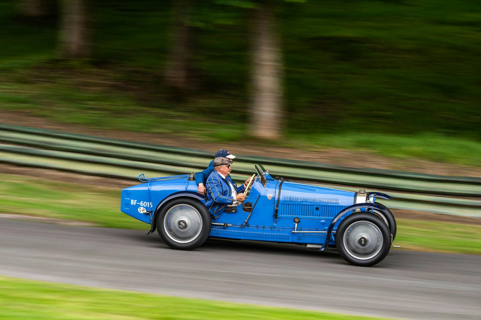 Der Bugatti Owners' Club besitzt seine eigene Bergrennstrecke.