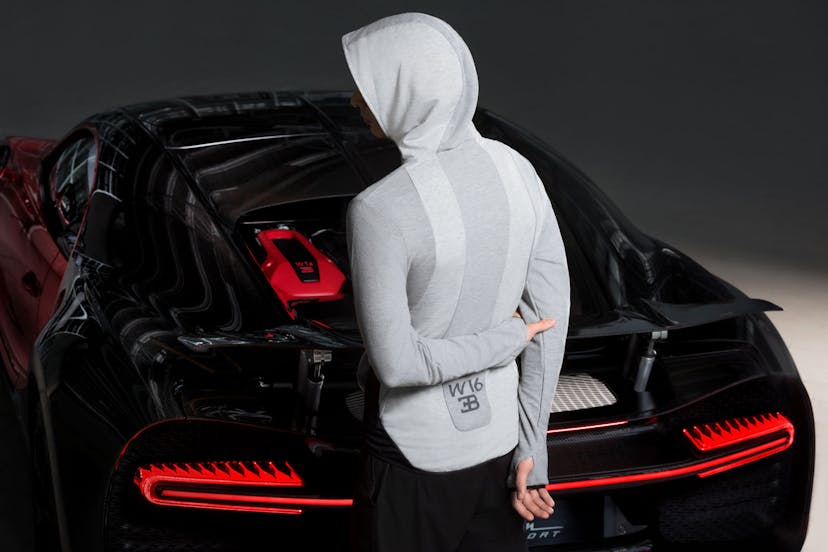 The new Bugatti lifestyle collection: Bugatti Sport Sweatshirt grey