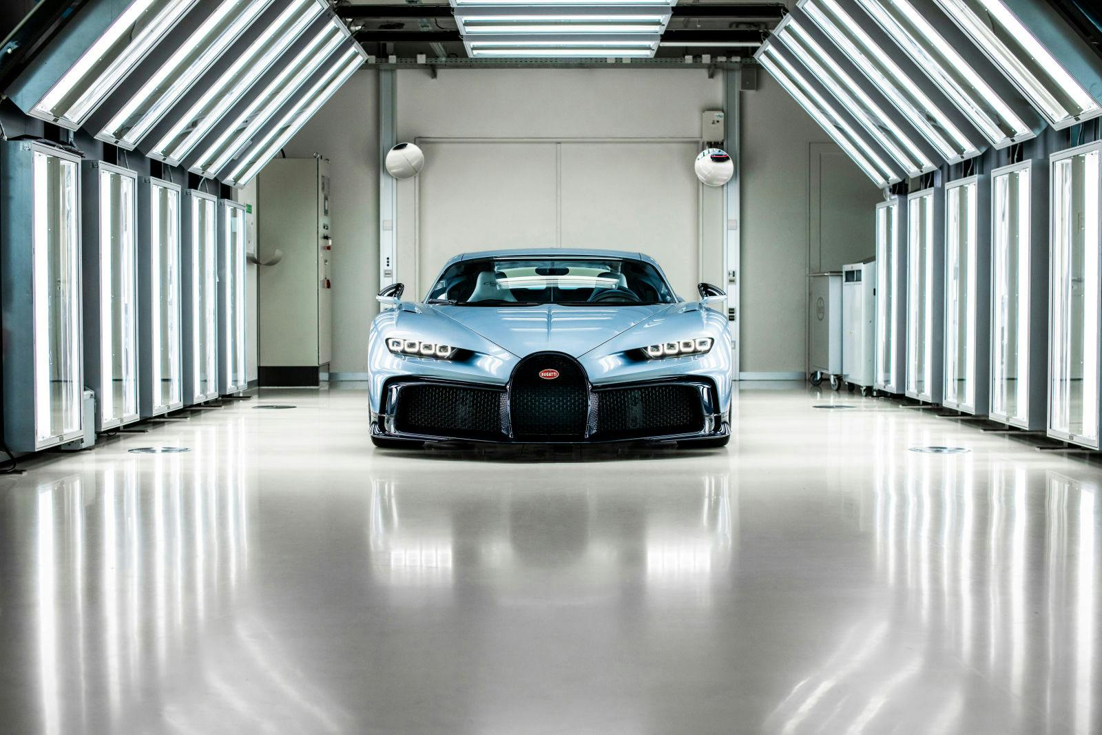 La Bugatti Chiron Profilée à l’Atelier de Molsheim.