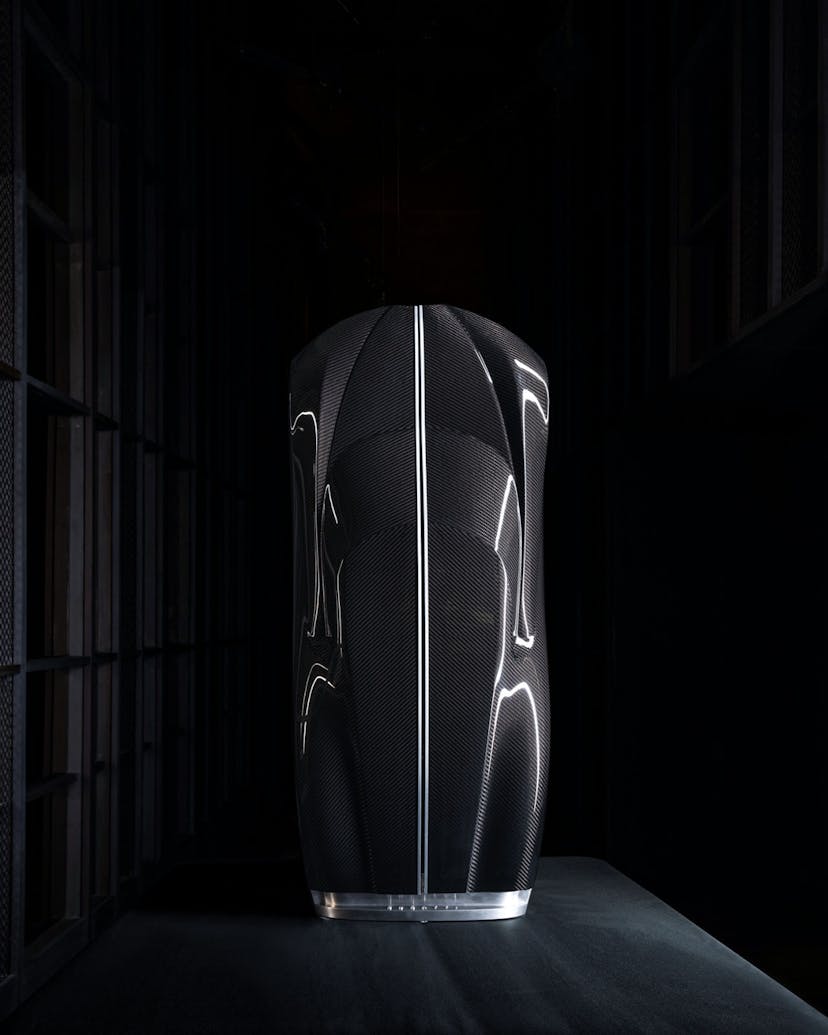 Bugatti and Champagne Carbon Reveal ‘La Bouteille Noire’