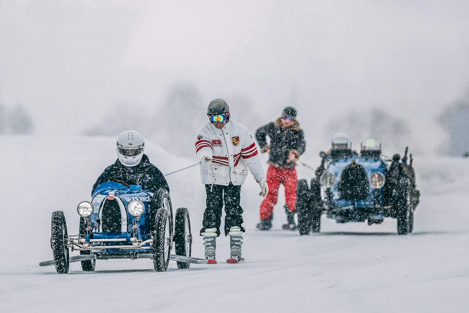 Sixty two years since Bugatti first took to the ice, the French luxury marque returned to Austria’s GP Ice Race with a Bugatti Type 51 and Bugatti Baby II.