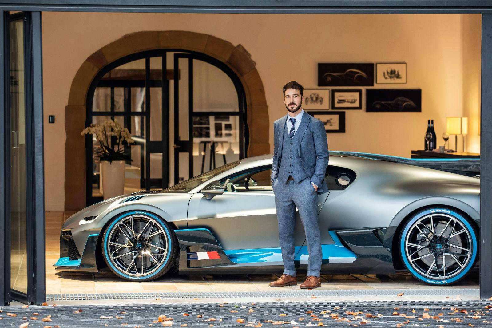 Summer 2019: Paolo Fanucci at the Bugatti headquarters in Molsheim.