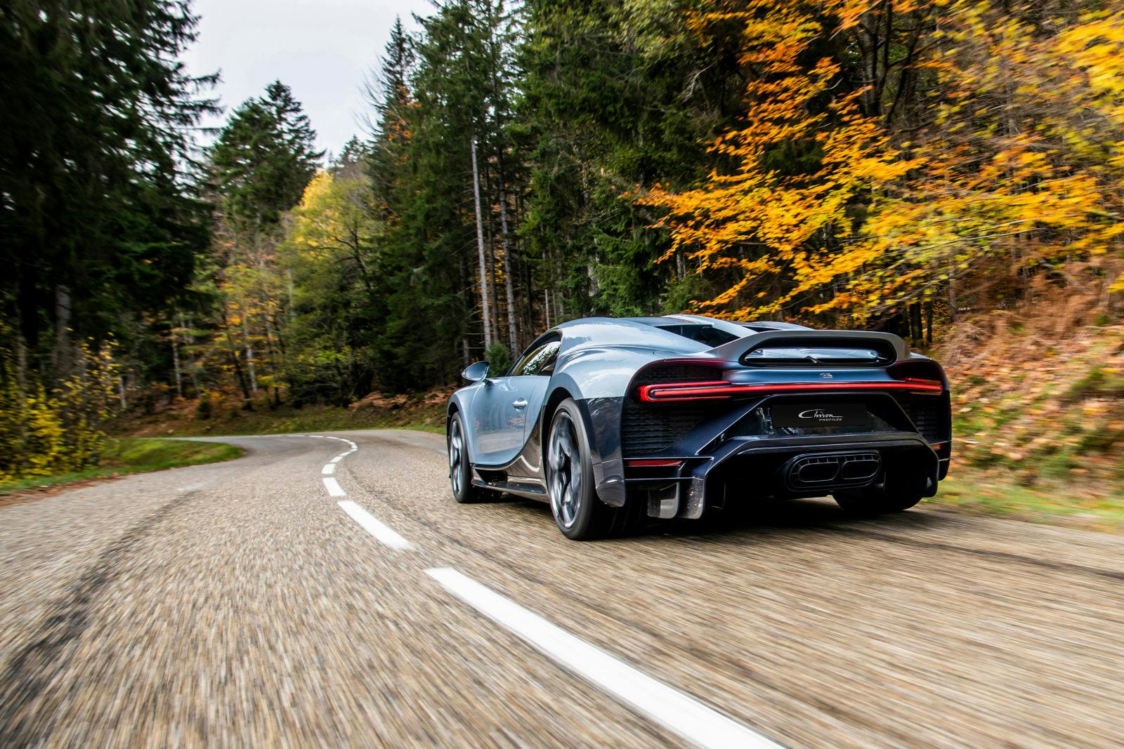 Like the Chiron Pur Sport, the Chiron Profilée has been designed for lateral grip and ultimate  acceleration.