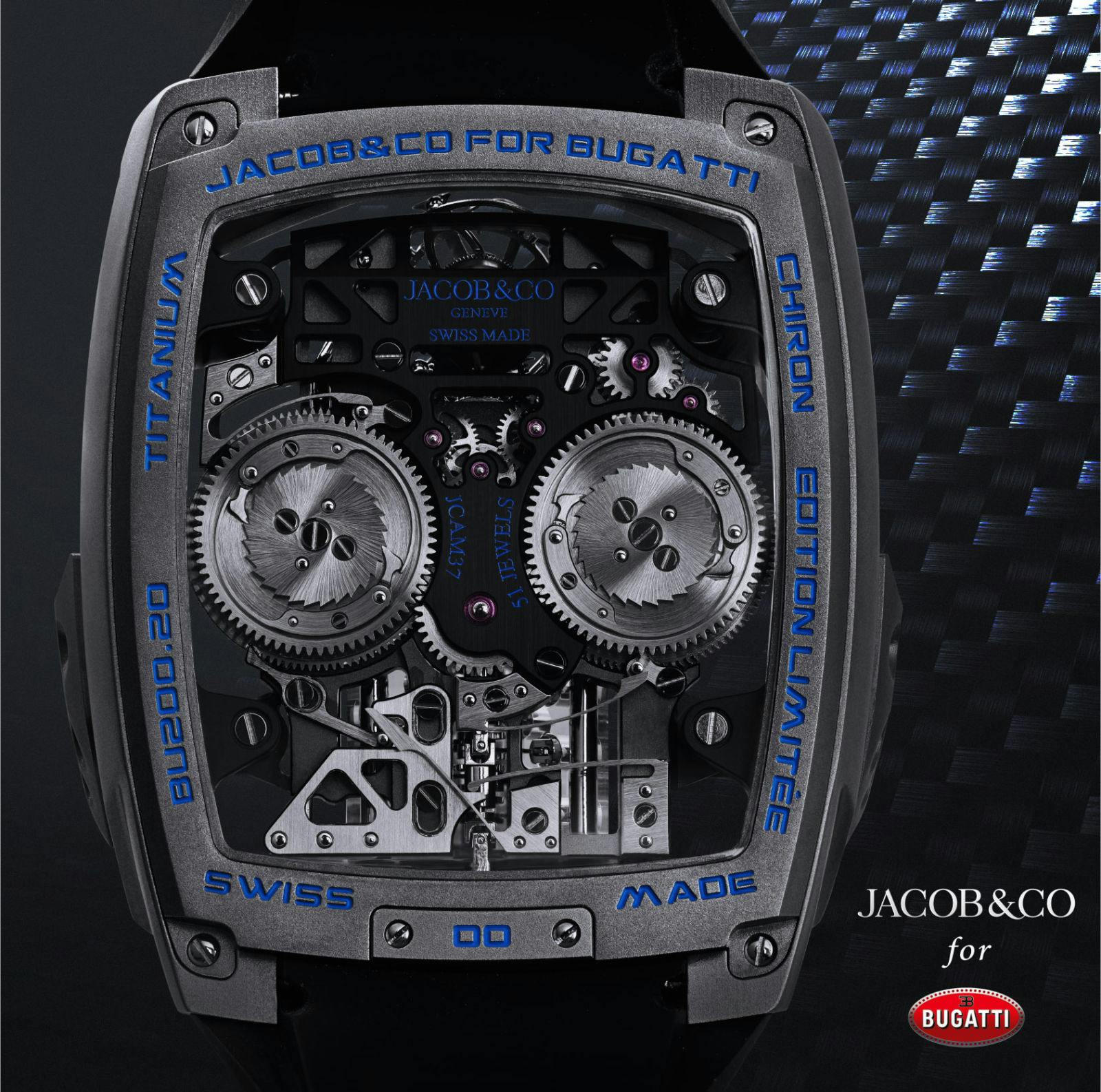 La Jacob & Co. x Bugatti Chiron Tourbillon