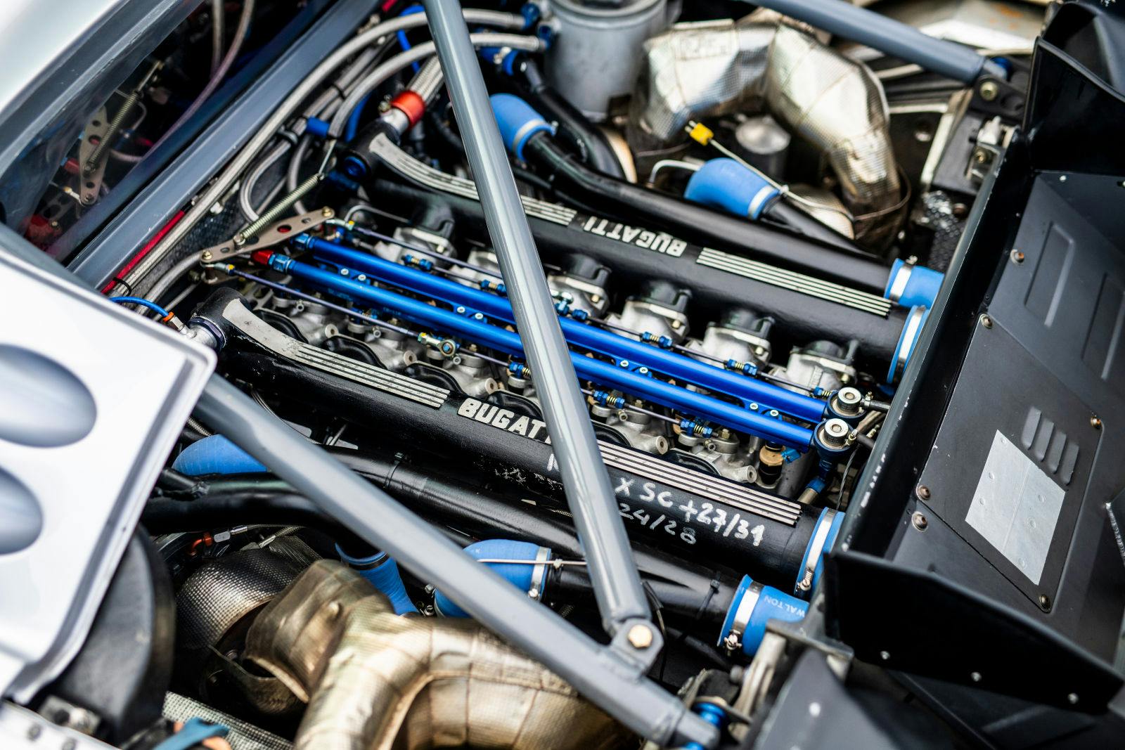The Bugatti EN 110 Competizion in detail.