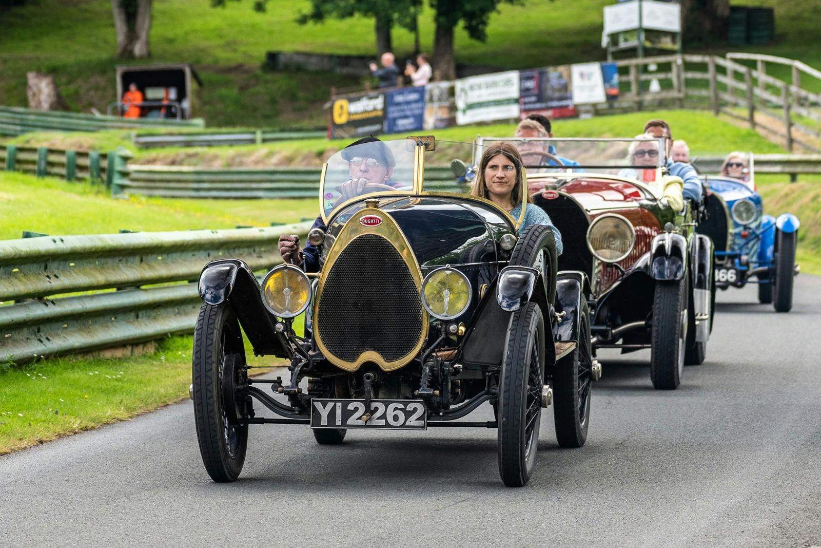 Der Bugatti Owners' Club besitzt seine eigene Bergrennstrecke.
