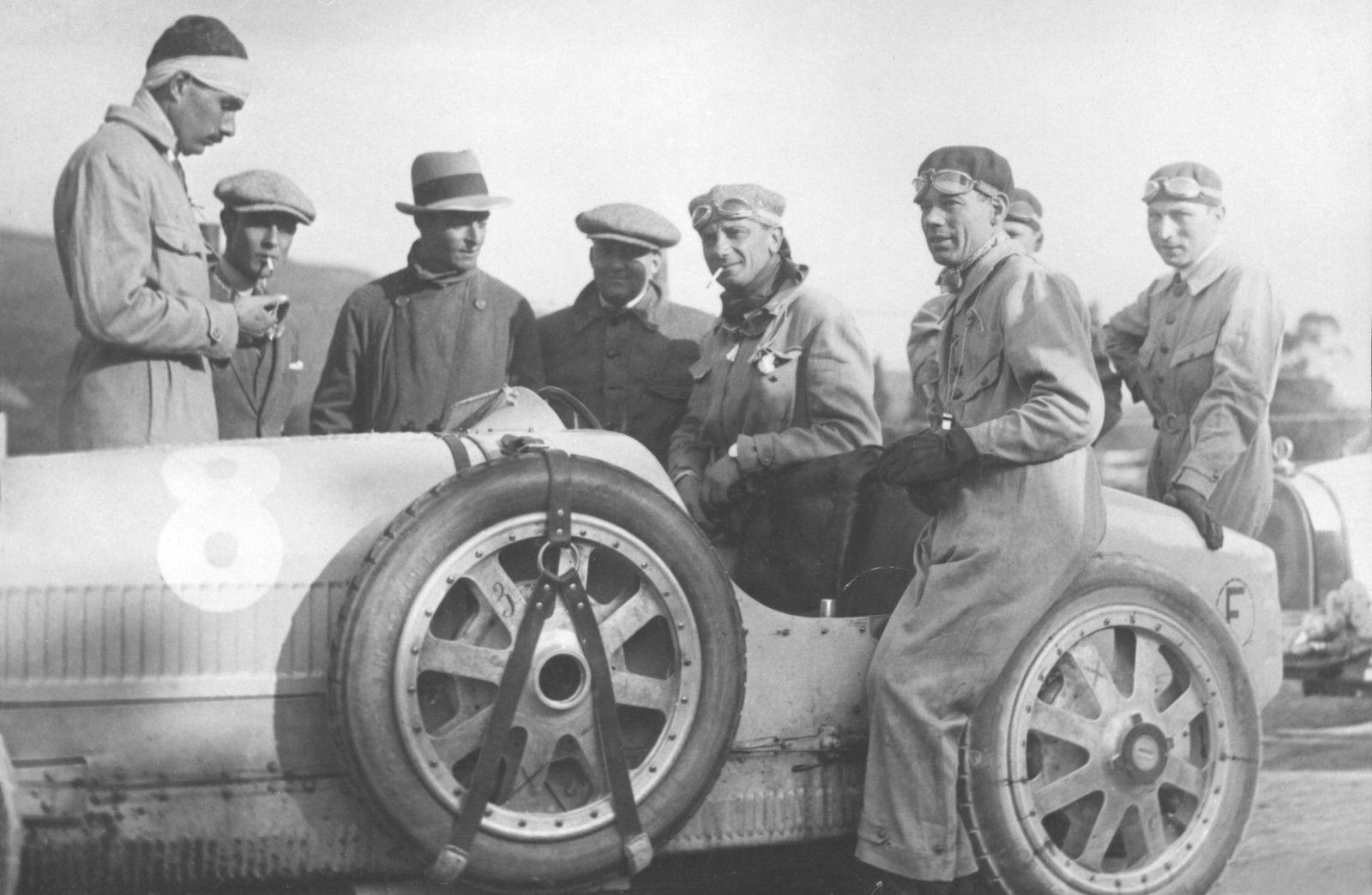 Bugatti Type 35 gewinnt die Targa Florio, 1925