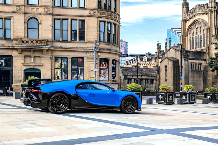 The Chiron Pur Sport in Manchester.