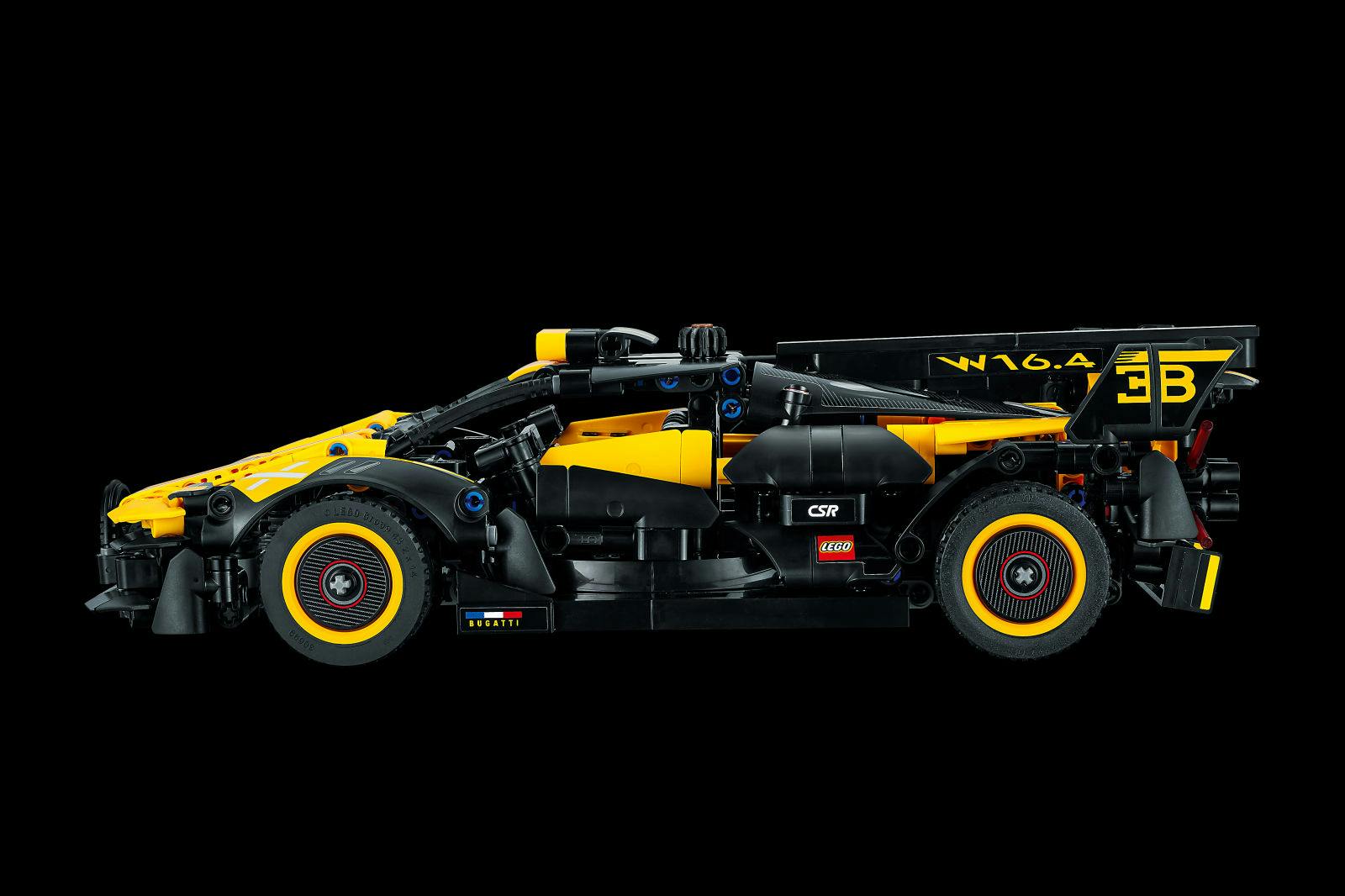 Bolide, der extremste Bugatti aller Zeiten, wurde in die Form von LEGO Technic verwandelt.