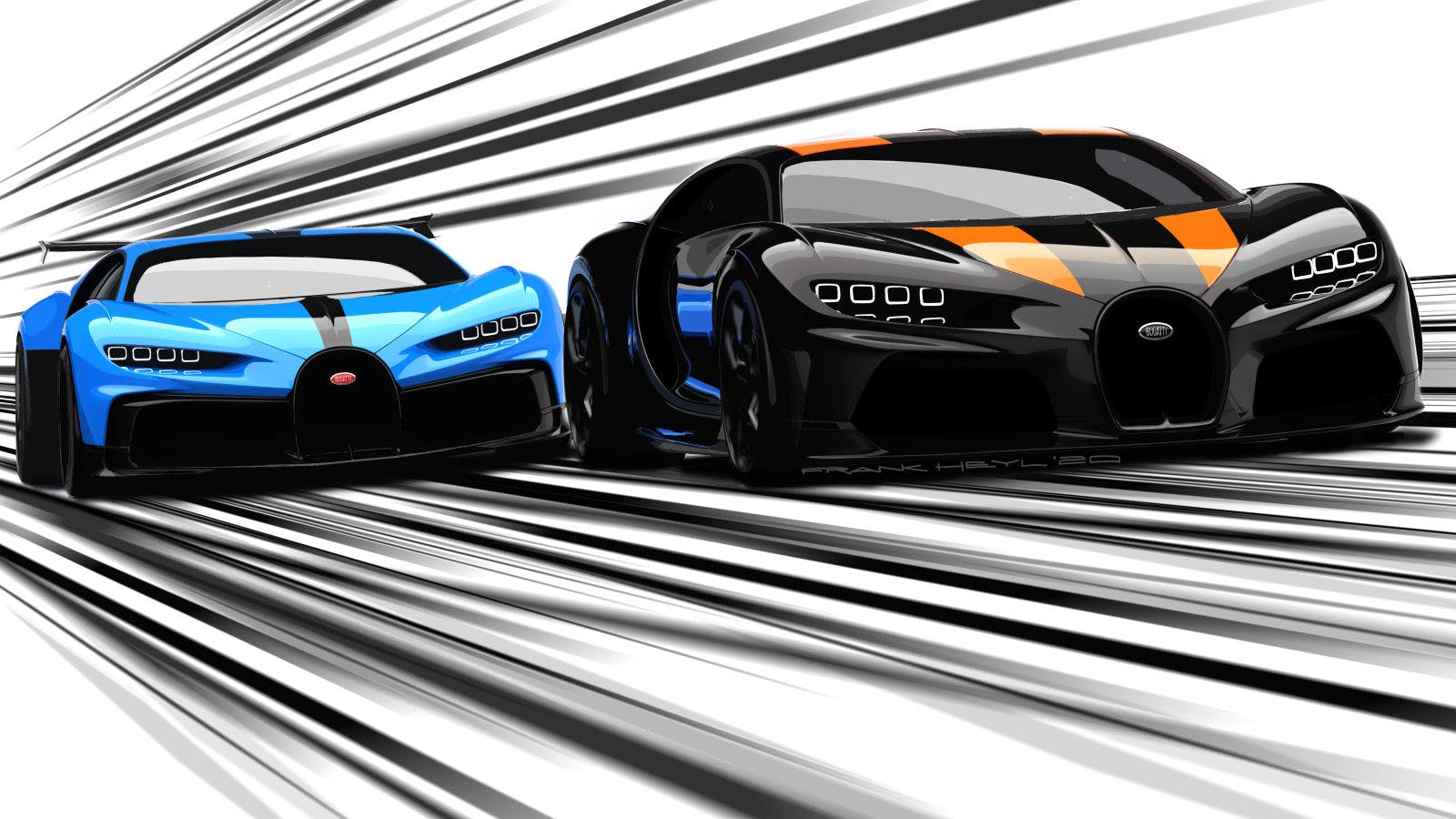 La Bugatti Chiron Pur Sport vs. la Bugatti Chiron Super Sport 300+
