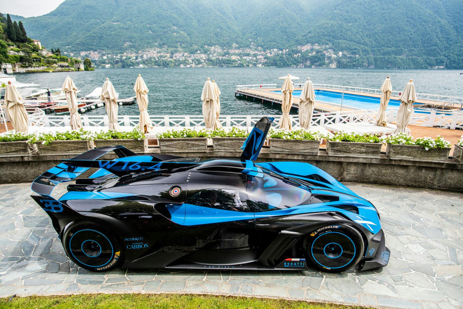 La Bugatti Bolide, gagnante du convoité « Design Award » au Concorso d’Eleganza Villa d’Este 2022.