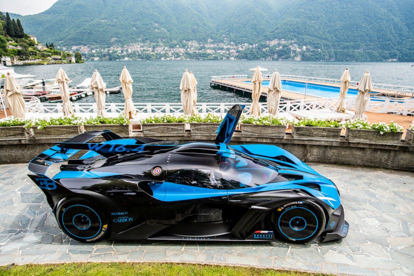 La Bugatti Bolide, gagnante du convoité « Design Award » au Concorso d’Eleganza Villa d’Este 2022.