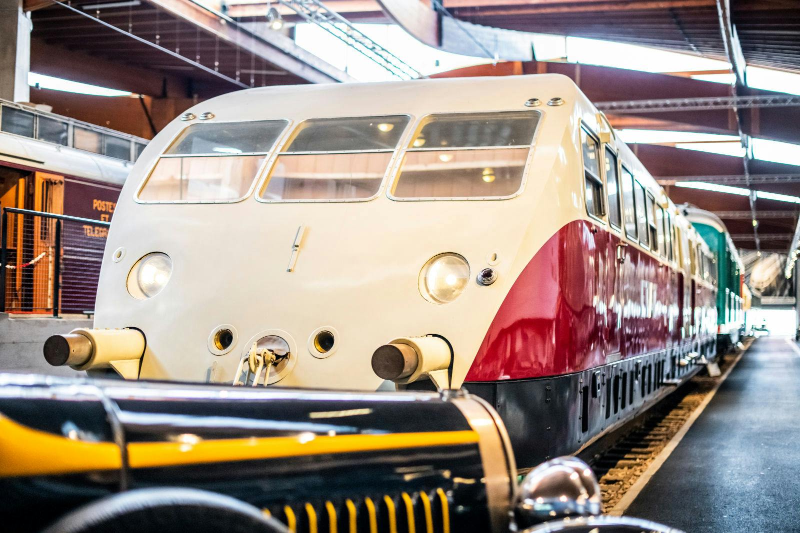 « Le Présidentiel », seul autorail Bugatti encore existant parmi les 88 produits, est conservé à la Cité du Train à Mulhouse.