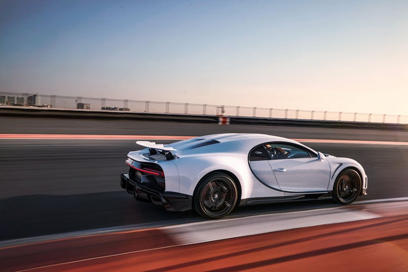 The Chiron Super Sport – the fastest and most luxurious Chiron – at the Autodrome Dubai.