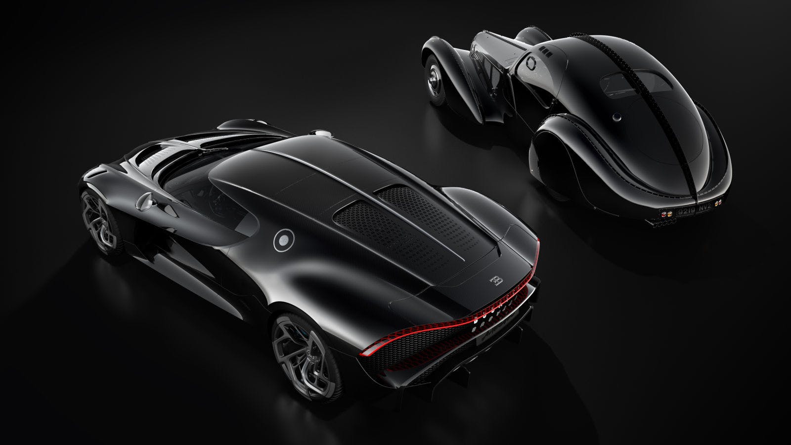 Zu Ehren des legendären Bugatti Type 57 SC Atlantic kreiert Bugatti den La Voiture Noire.