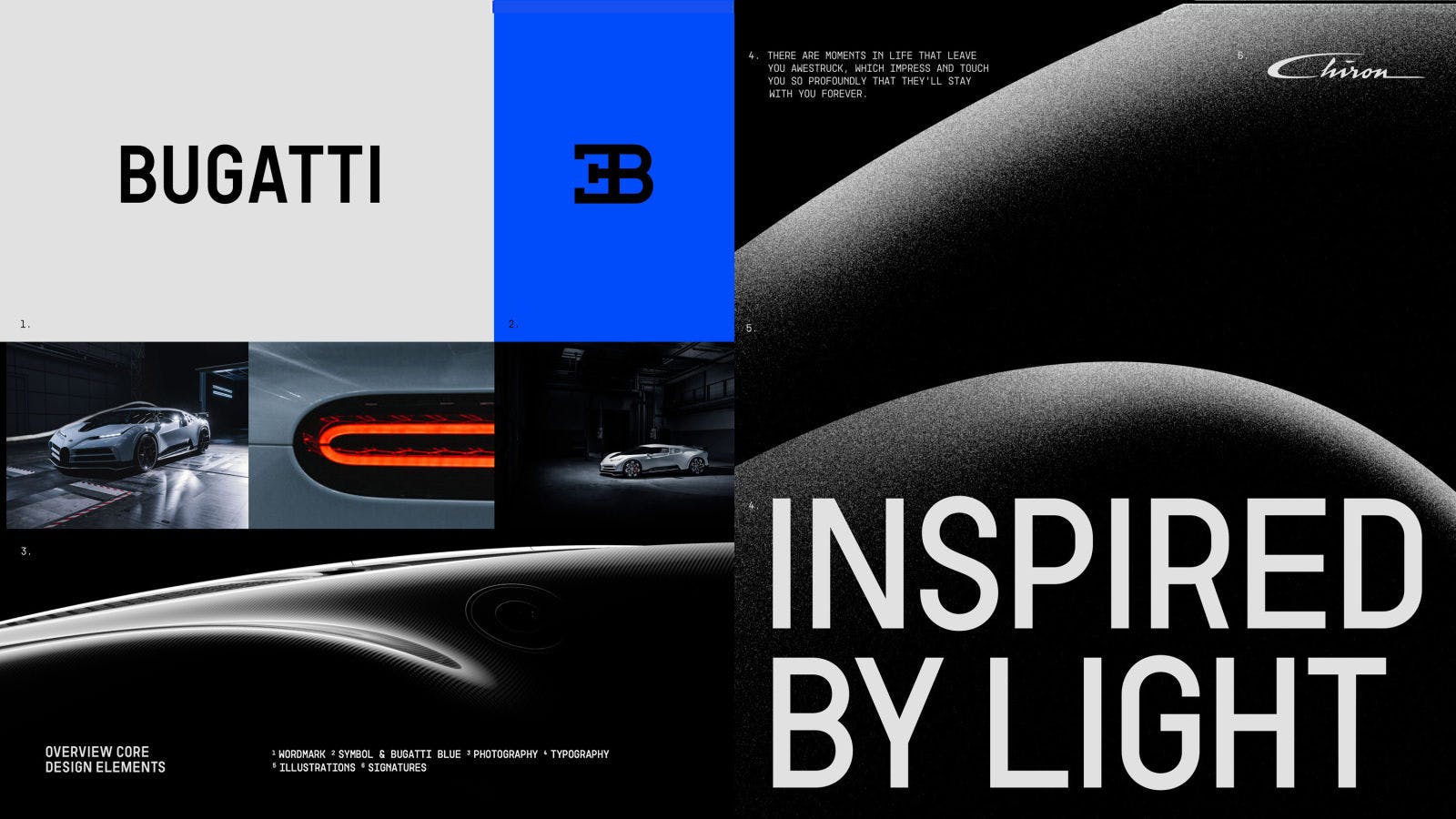 The new vibrant Bugatti Blue references the brand’s French origins and the iconic ‘EB’ logo Ettore Bugatti’s initials.