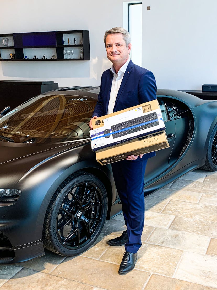Christophe Piochon, Directeur Général of Bugatti and Member of the Board of Management for Production and Logistics