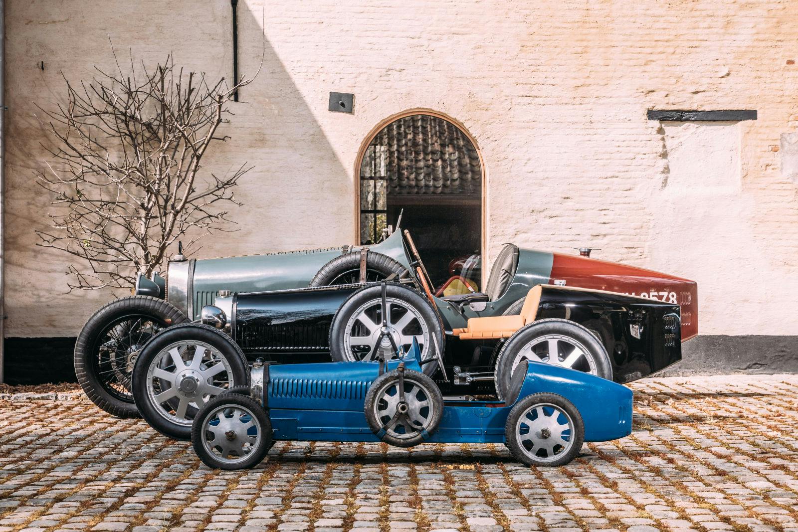 Old meets new – The Bugatti Baby II has been designed to complement the clients existing Bugatti collection.