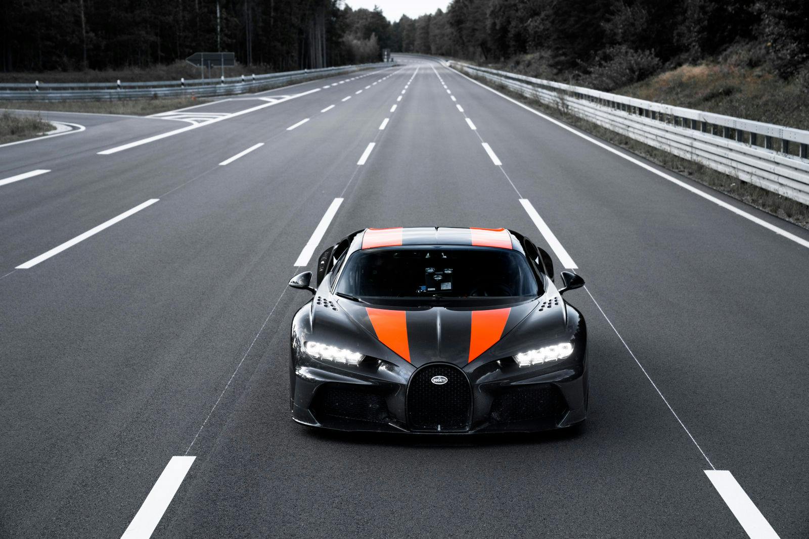 Bugatti Chiron (Vorserienfahrzeug), Testgelände Ehra-Lessien