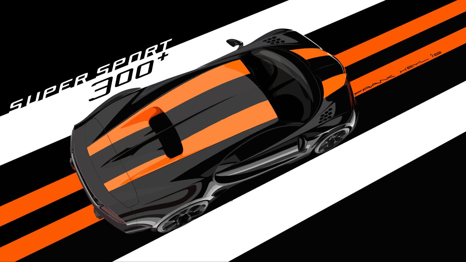 Rekordfahrzeug Bugatti Chiron Super Sport 300+.