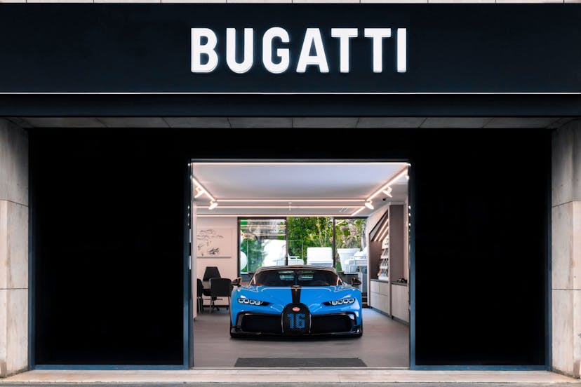 Bugatti Showroom in Paris.