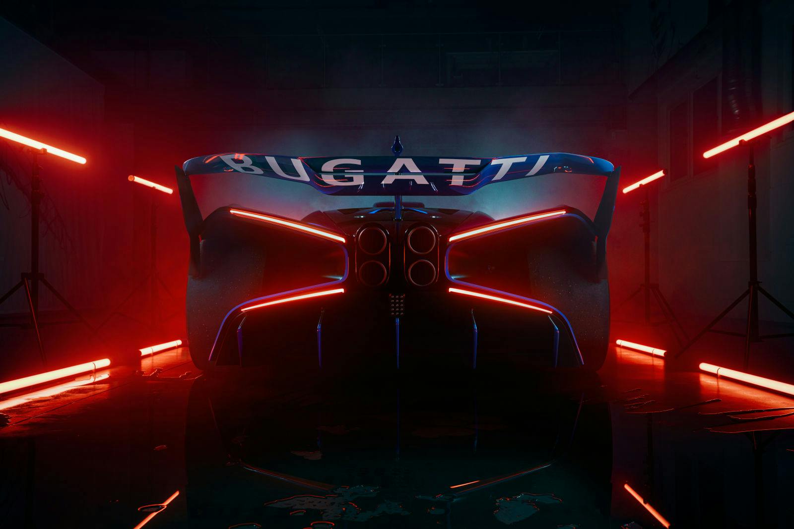 The Bugatti Bolide wins the price of the most beautiful hyper sports car of the year 2020 at the Festival Automobile International" in Paris. "