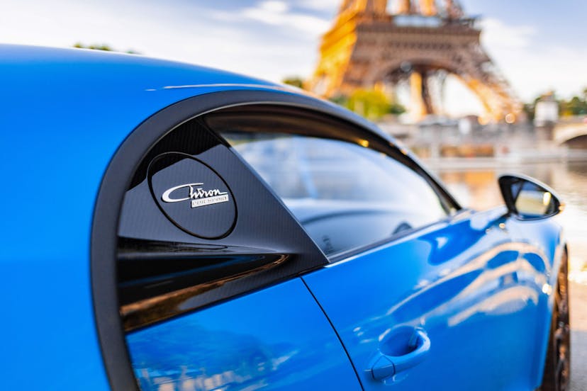 La Bugatti Chiron Pur Sport en tournée en Europe. Première étape : Paris.