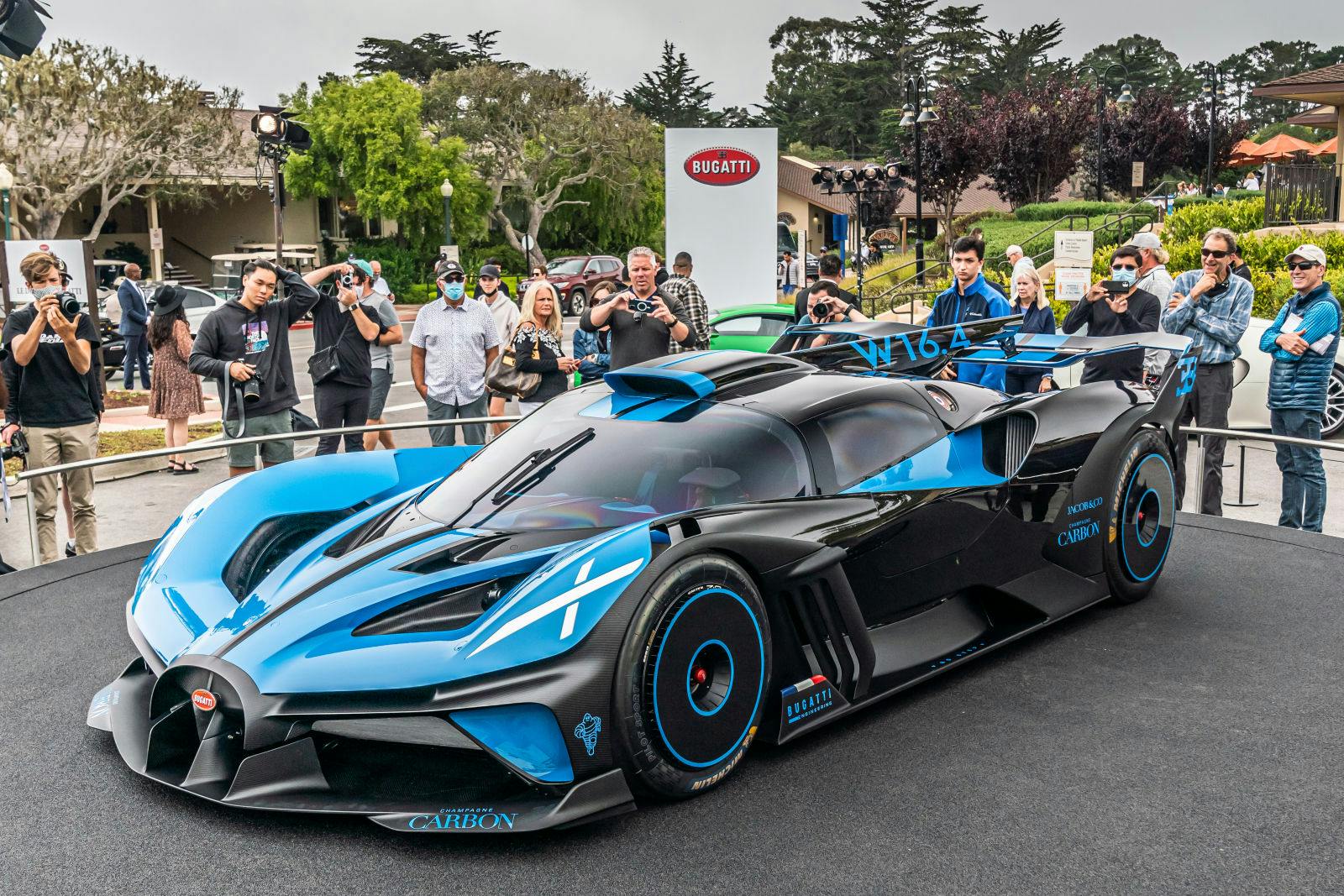 Bugatti at the 2021 Monterey Car Week
