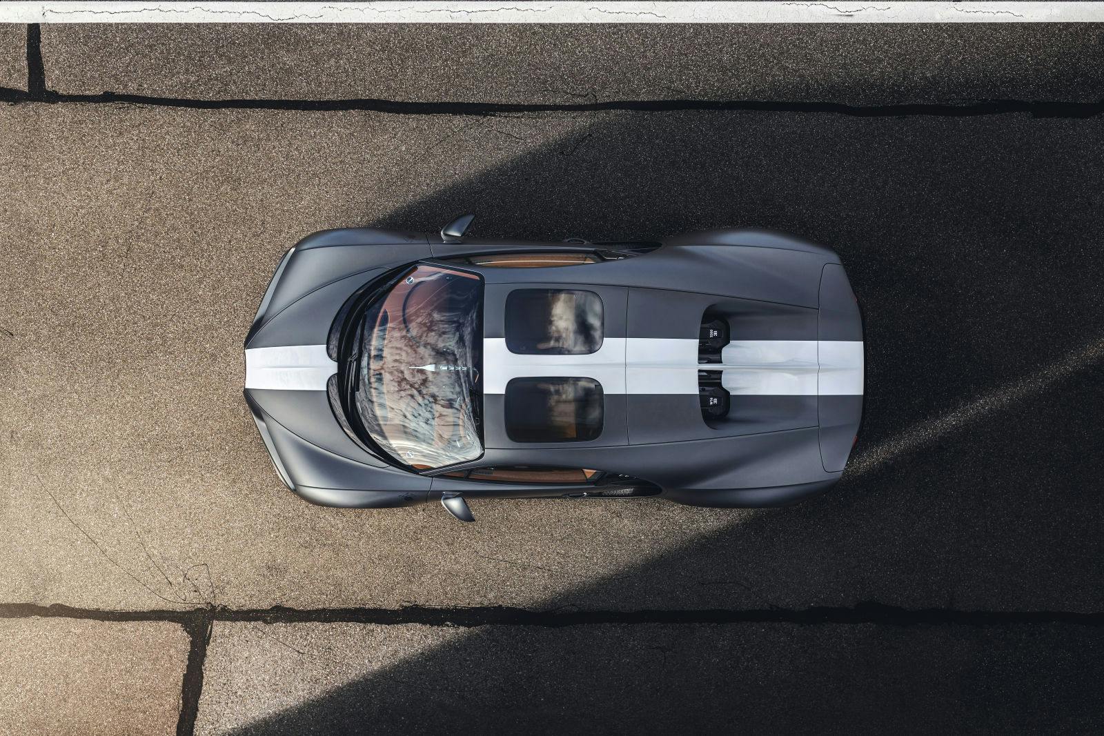 Bugatti Chiron Sport “Les Légendes du Ciel” static - top view