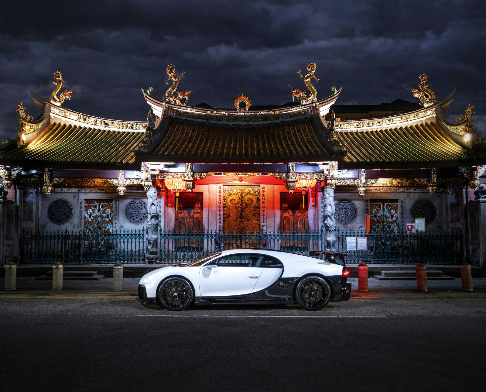 La Chiron Pur Sport sera la pièce maîtresse de l'ouverture du premier showroom Bugatti à Singapour.
