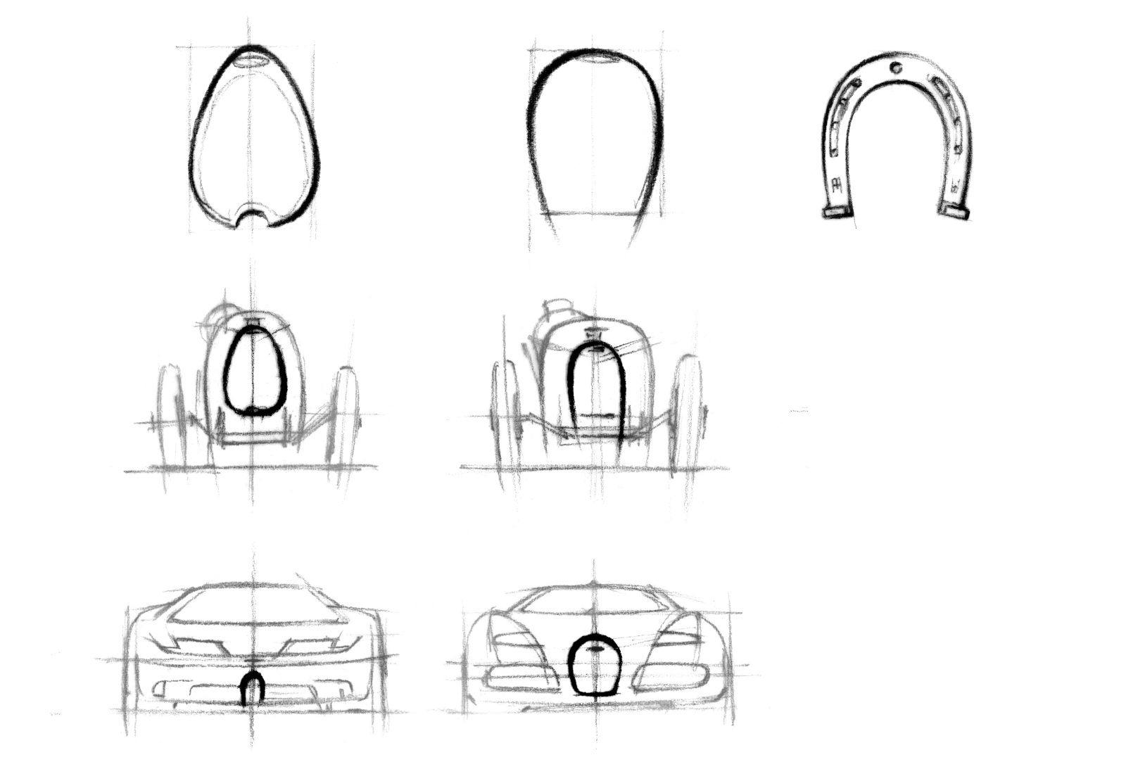 Évolution de la grille de calandre iconique de Bugatti