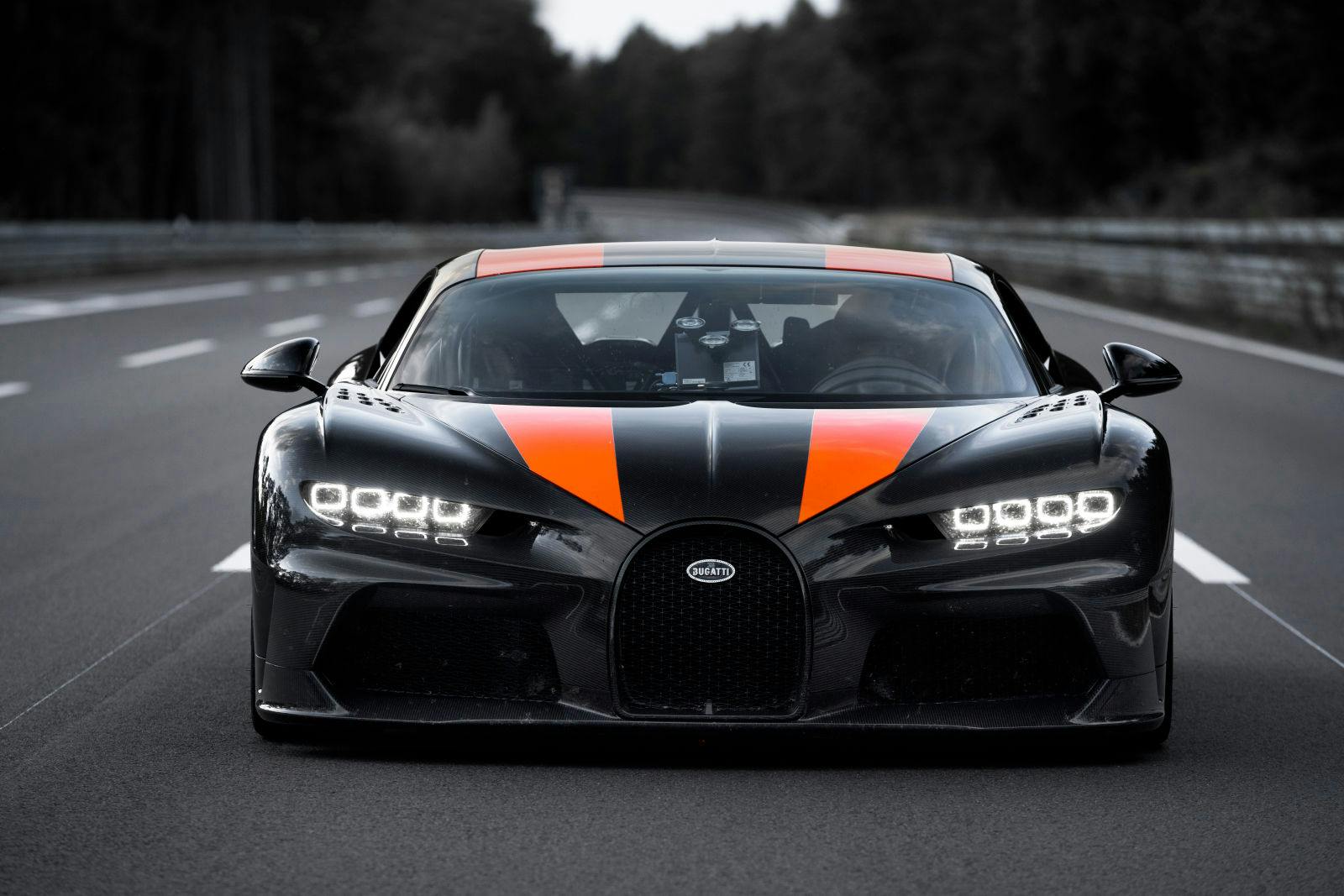 Bugatti Chiron (voiture pre-série), piste d’essai Ehra-Lessien