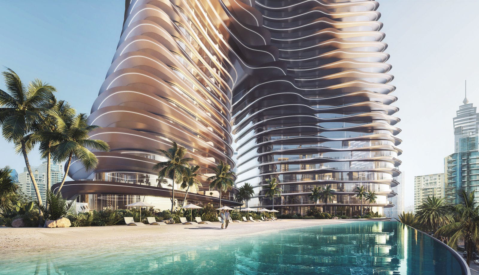 The first Bugatti residence is designed with peerless luxurious amenities, including a Riviera-inspired beach.