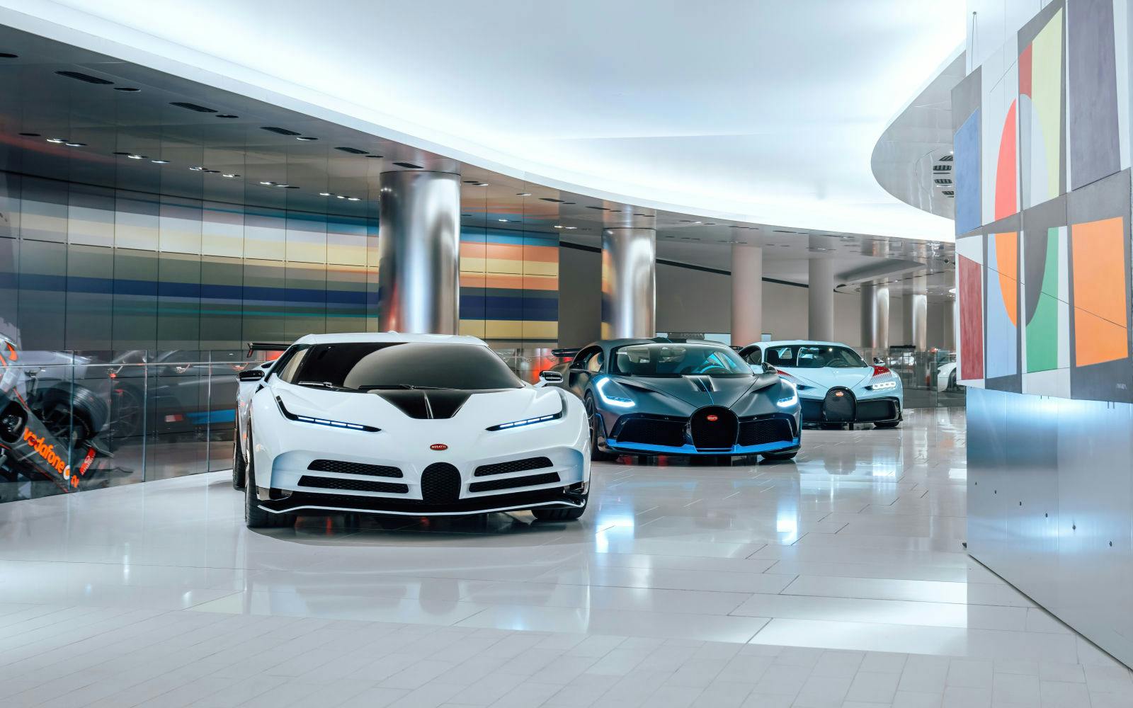 The Car Collection of H.S.H. the Prince of Monaco hosts an exhibition of Bugatti hyper sports cars among the most exclusive until April 28.