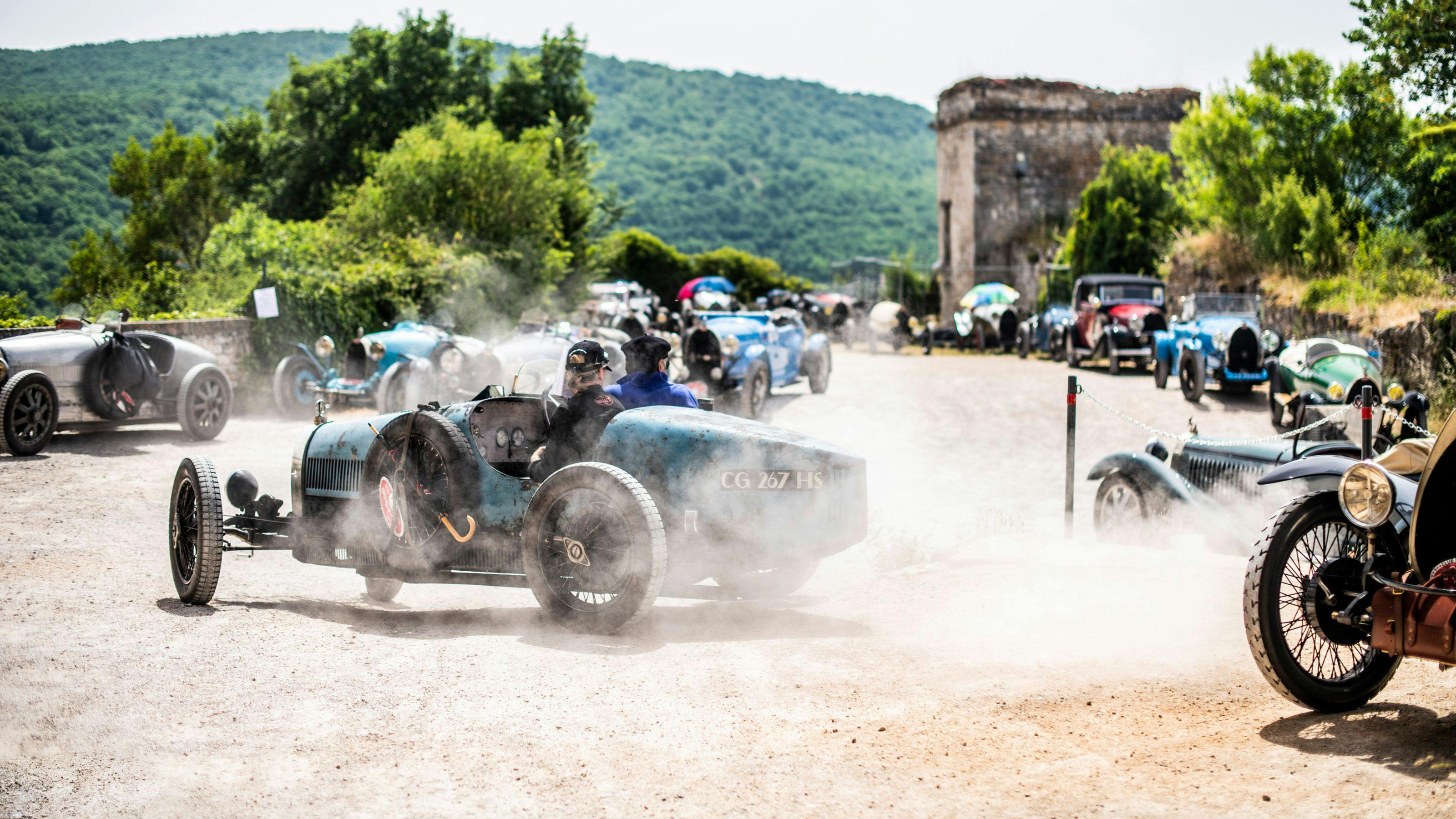Grand rassemblement de véhicules d’avant-guerre au Rallye Bugatti International 2022