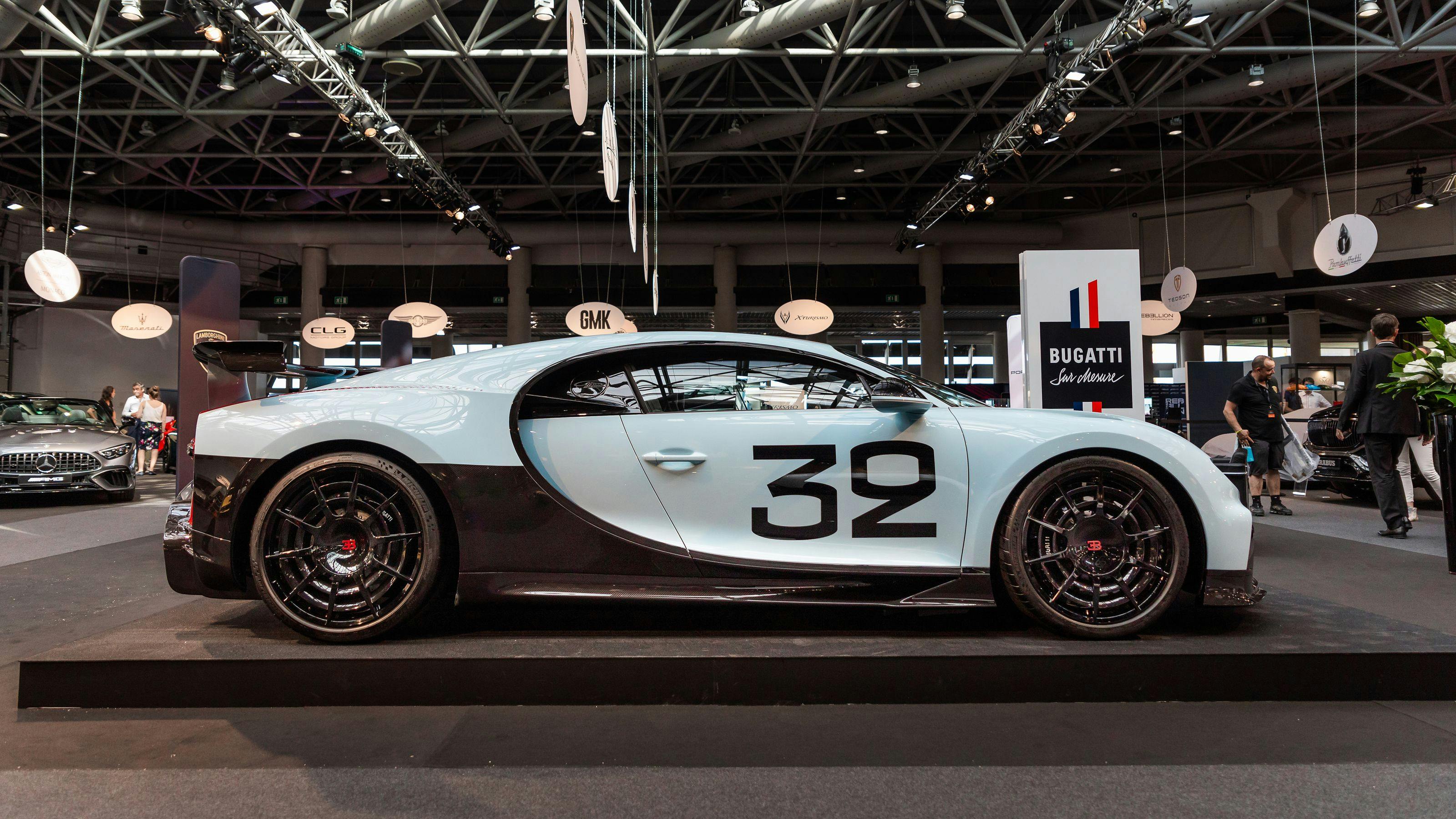 La Bugatti Chiron Pur Sport « Grand Prix » fait ses débuts au salon Top Marques de Monaco