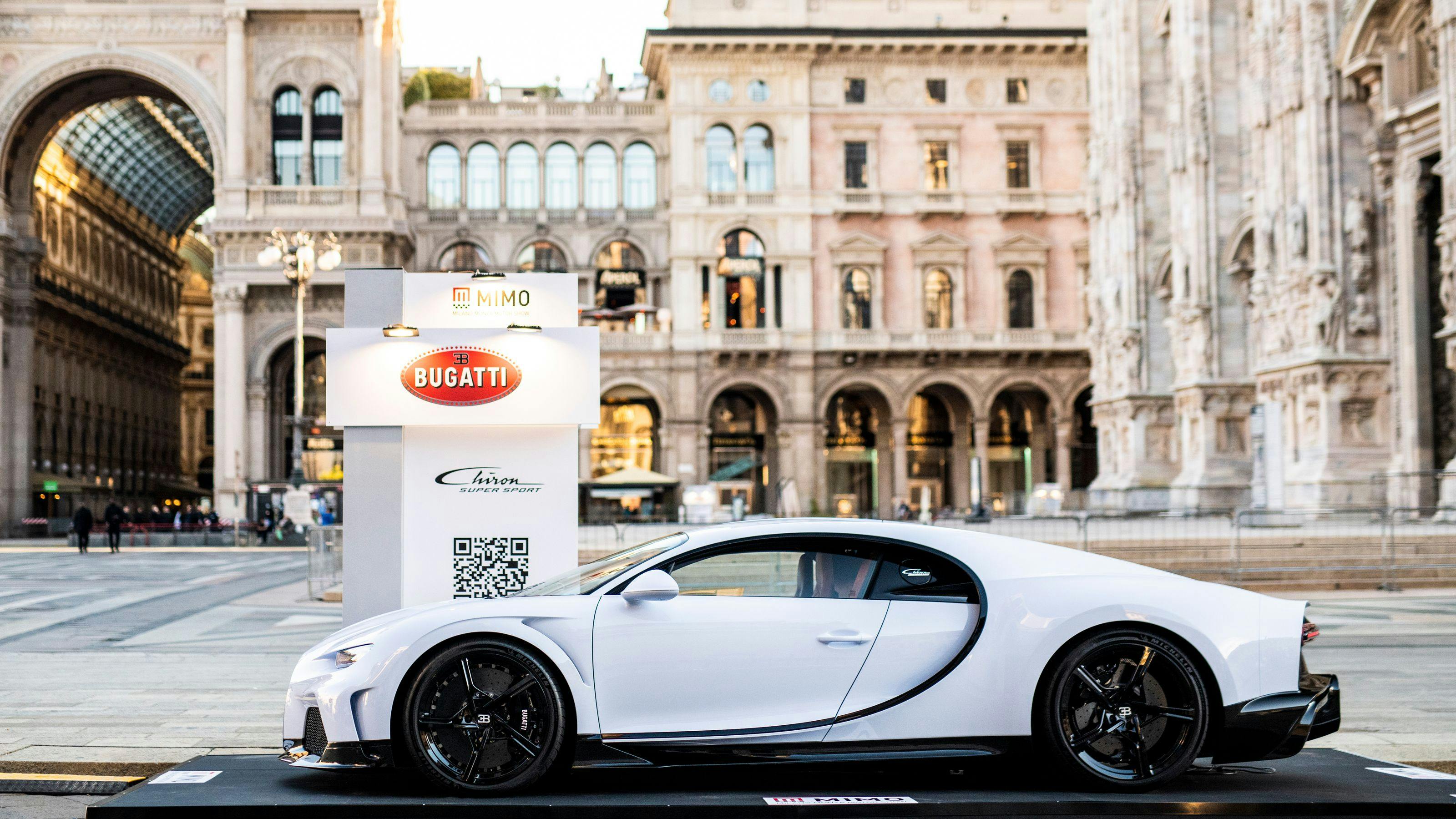 Bugatti Chiron Super Sport – Première apparation publique au salon Milano Monza Motor Show