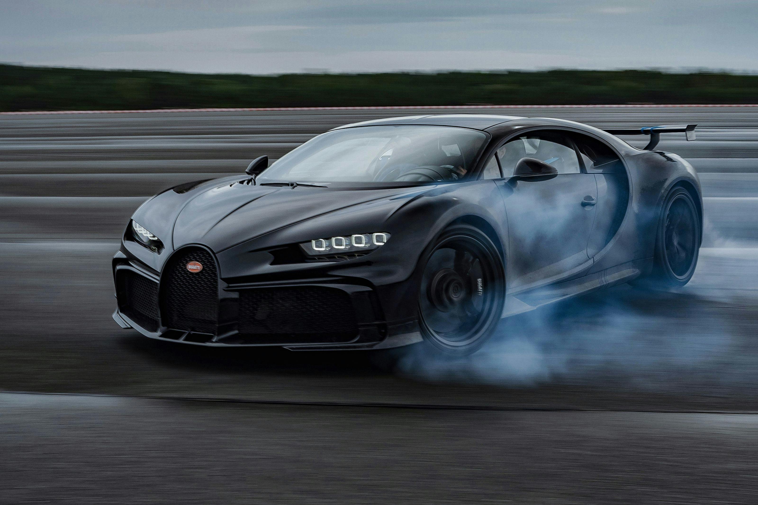 La Chiron Pur Sport drift la ligne en « C » de Bugatti