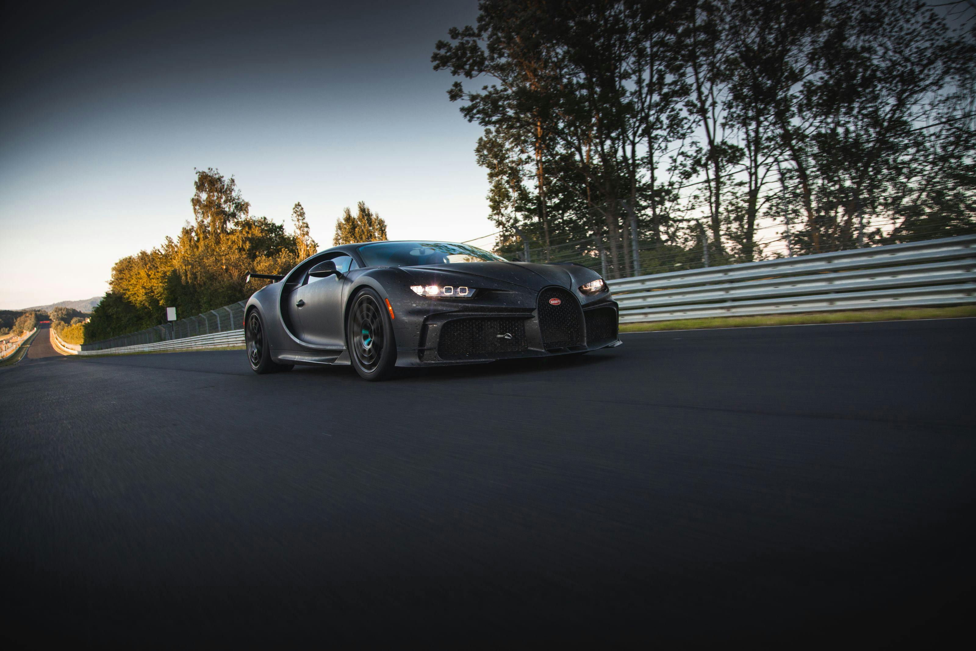 Chiron Pur Sport – final handling tests on the Nordschleife