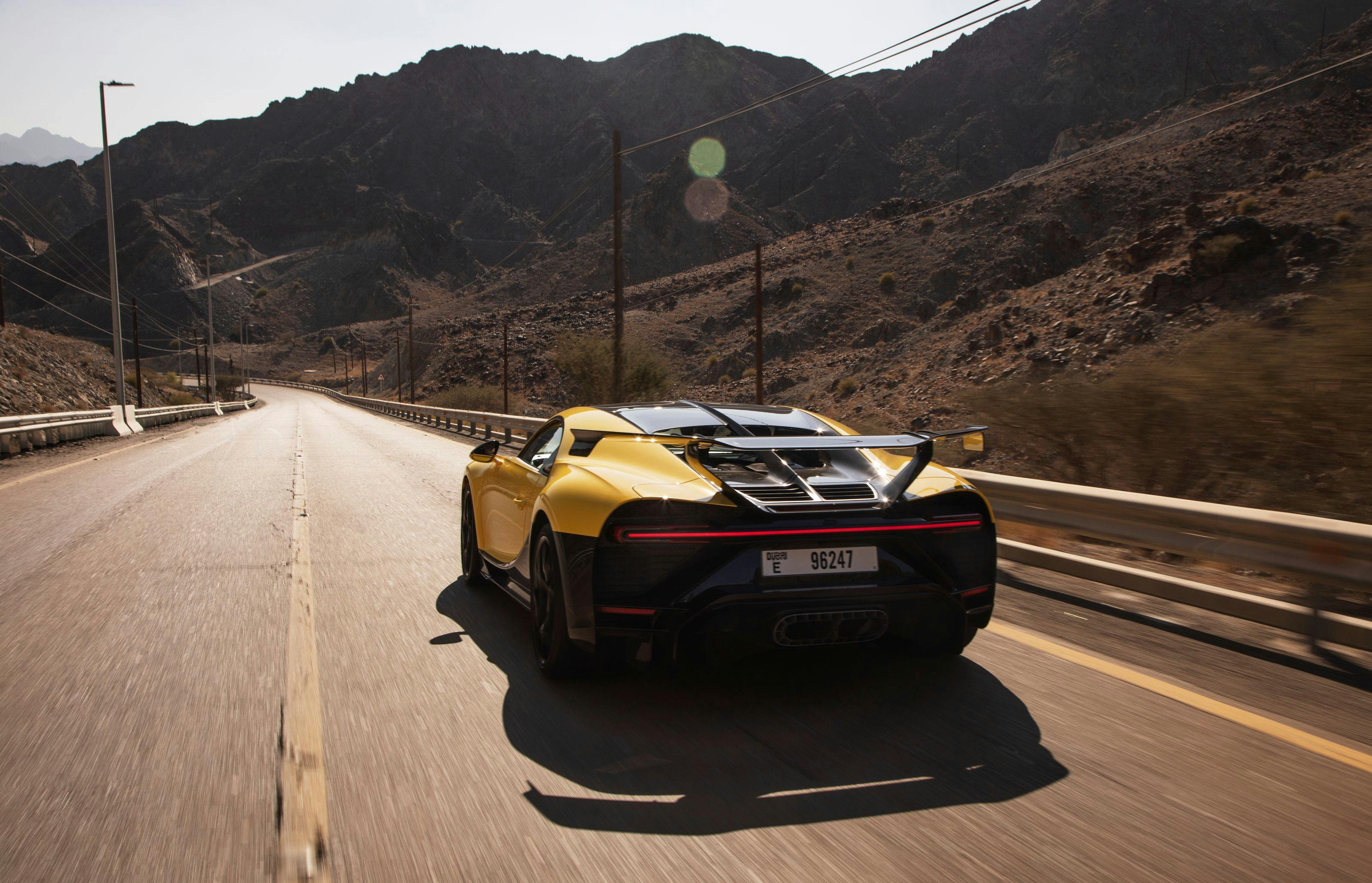 Vidéo Release: la Bugatti Chiron Pur Sport dans les monts Hajar