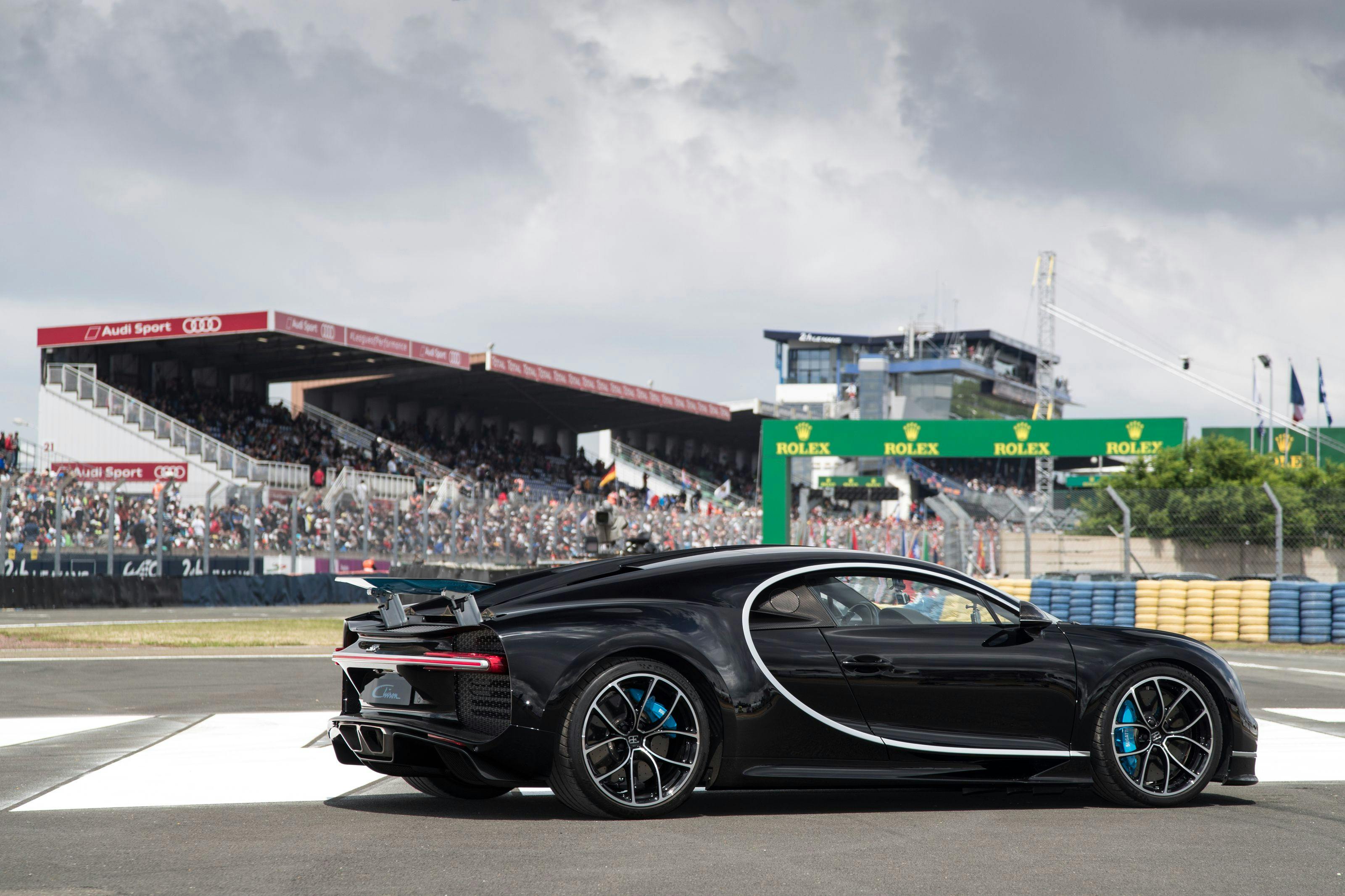Frankreich-Premiere des Bugatti Chiron beim 24-Stunden-Rennen von Le Mans
