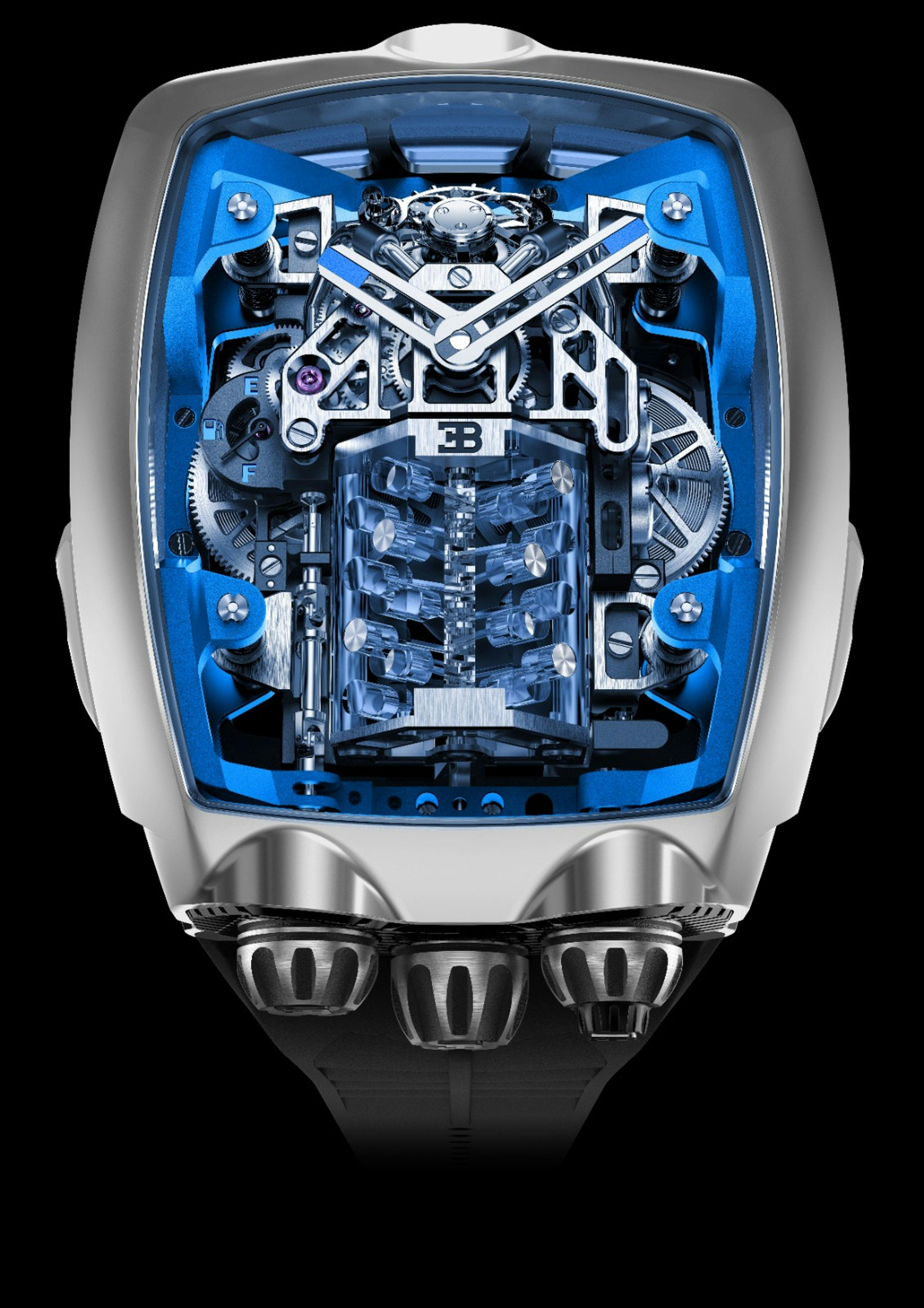 AN EXCLUSIVE TIMEPIECE WITH ITS OWN TINY W16 ENGINE