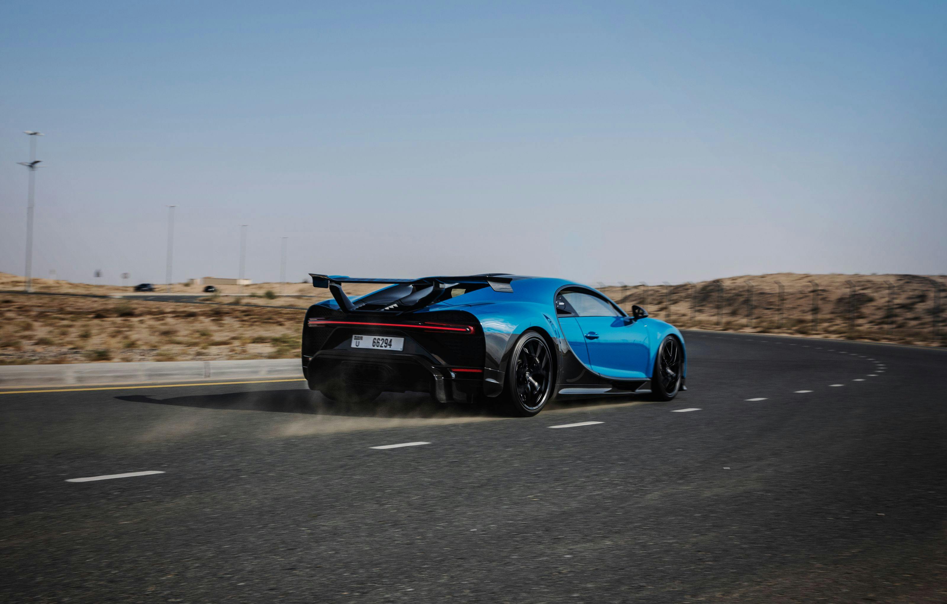 Bugatti Chiron Pur Sport – Erste Testfahrten in Dubai