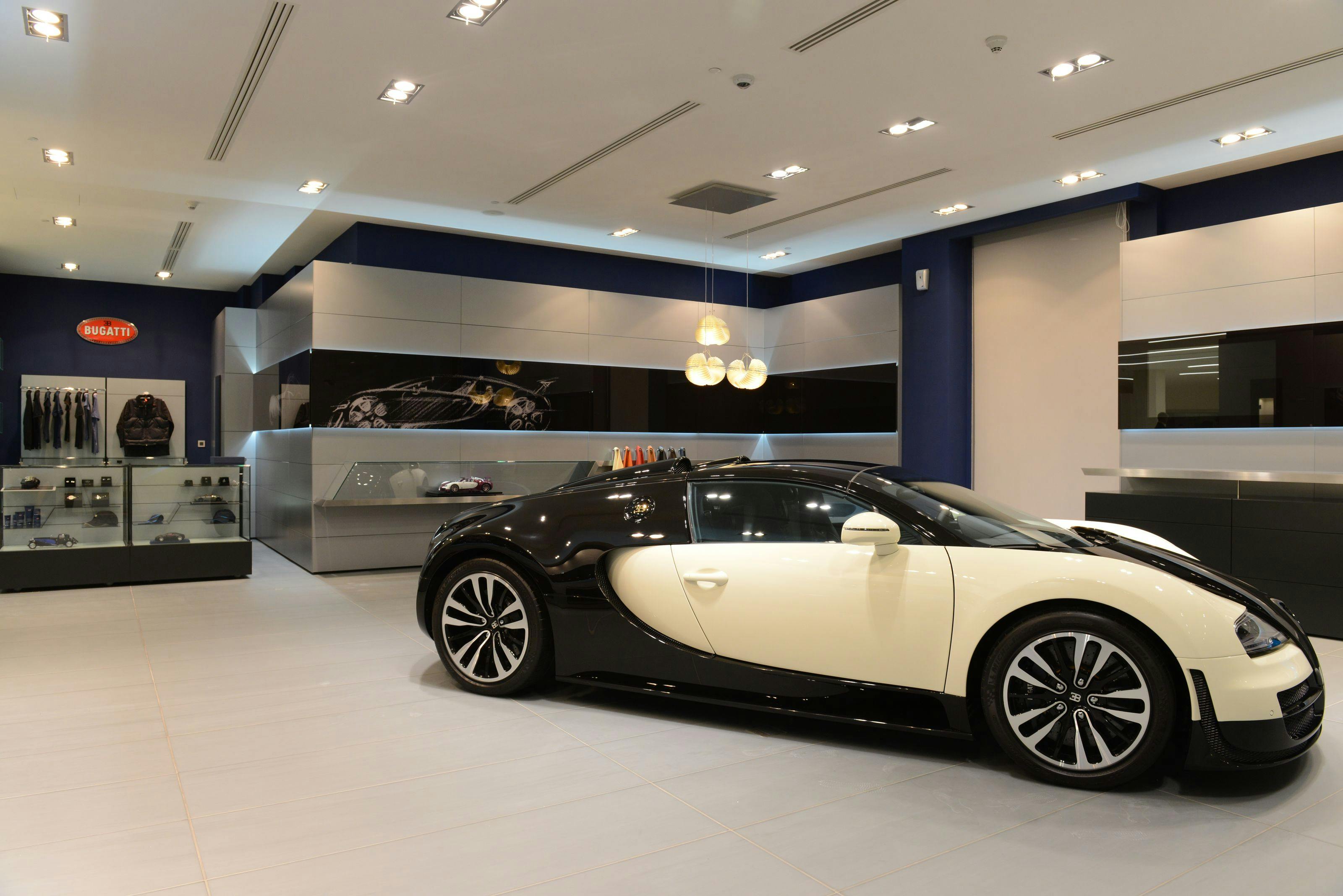 Bugatti opens a new showroom in Qatar