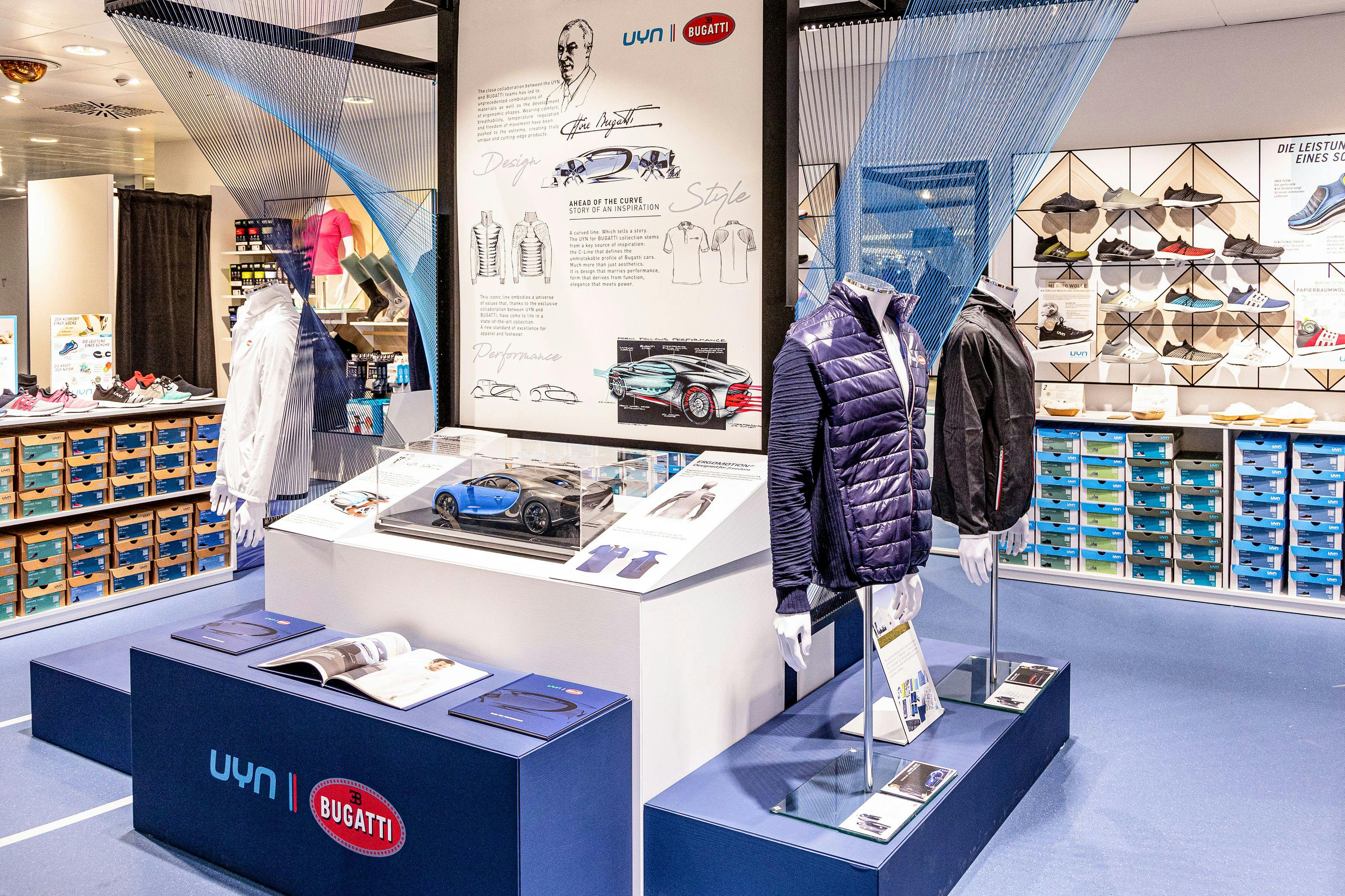 Bugatti und UYN präsentieren Kollektion von High-End-Sportbekleidung
