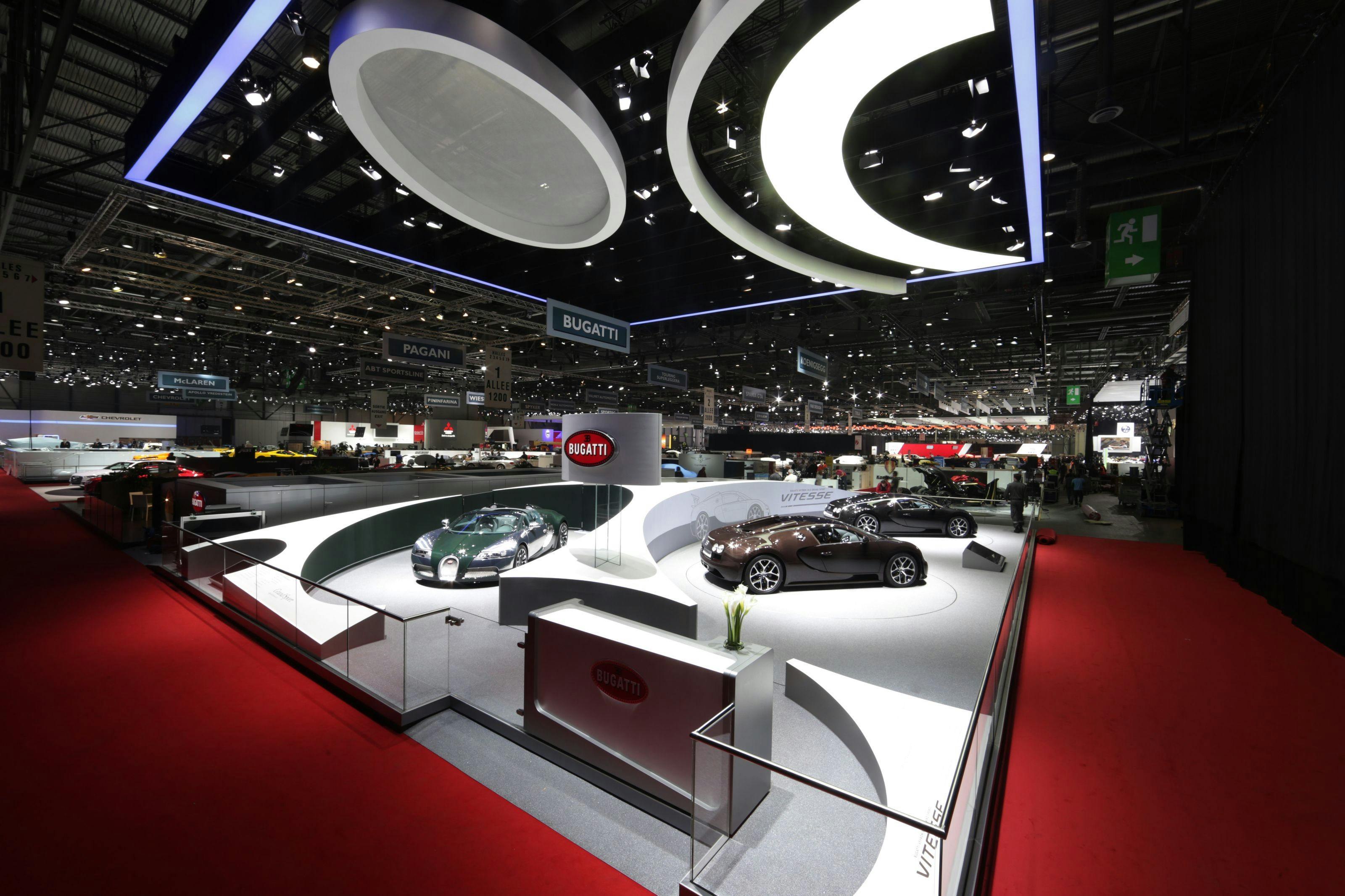 Drei einzigartige Bugatti Roadster auf dem Genfer Auto-Salon 2013