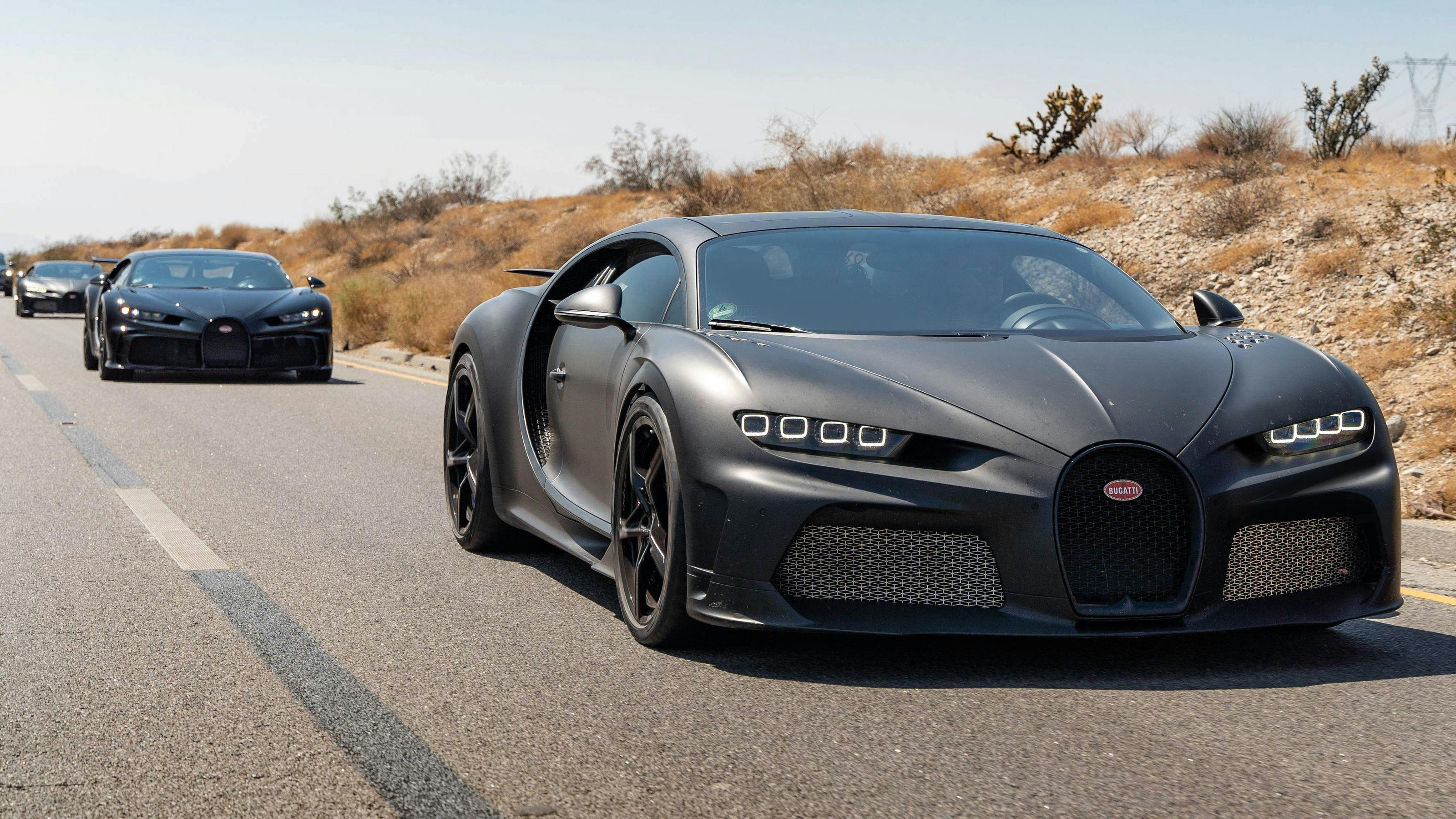 Bugatti Centodieci bewältigt Extrem-Hitzetests von über 45° souverän