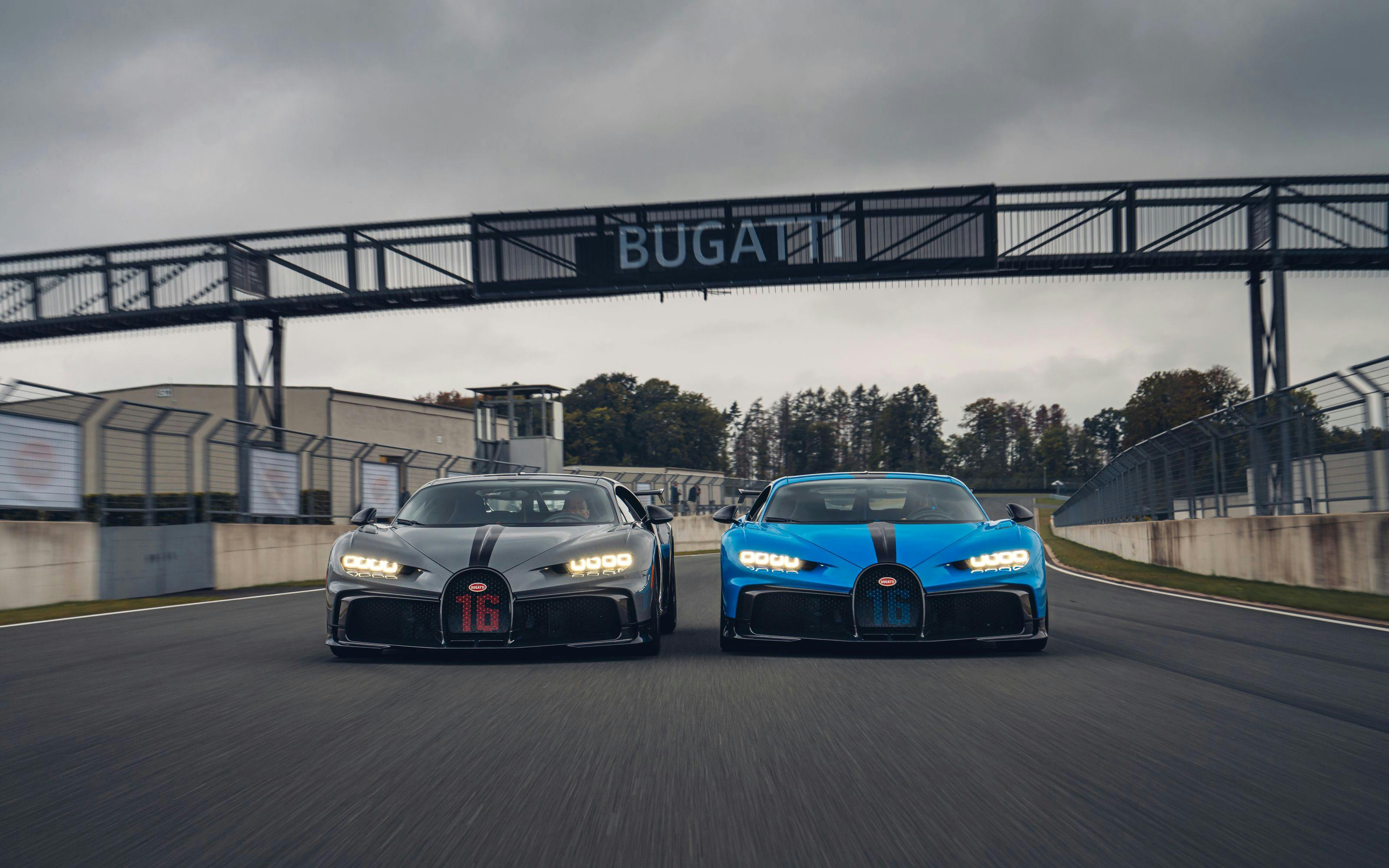Erste Fahrten im Bugatti Chiron Pur Sport