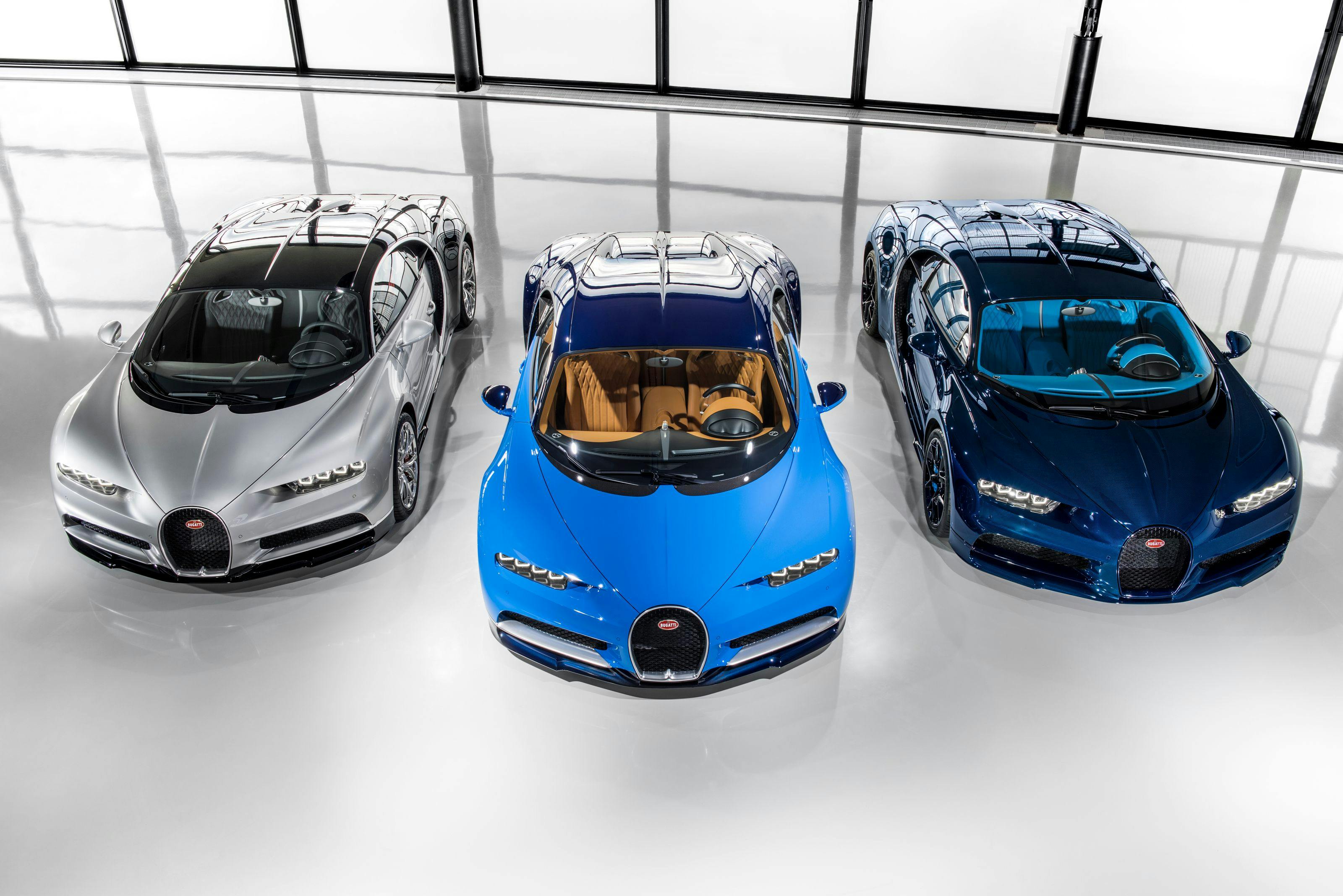 Bugatti livre les premières Chiron à ses clients
